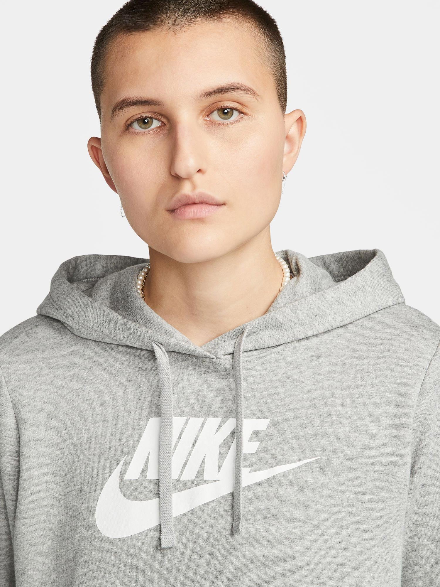 NIKE Суитшърт W CLUB FLC GX STD PO HDY