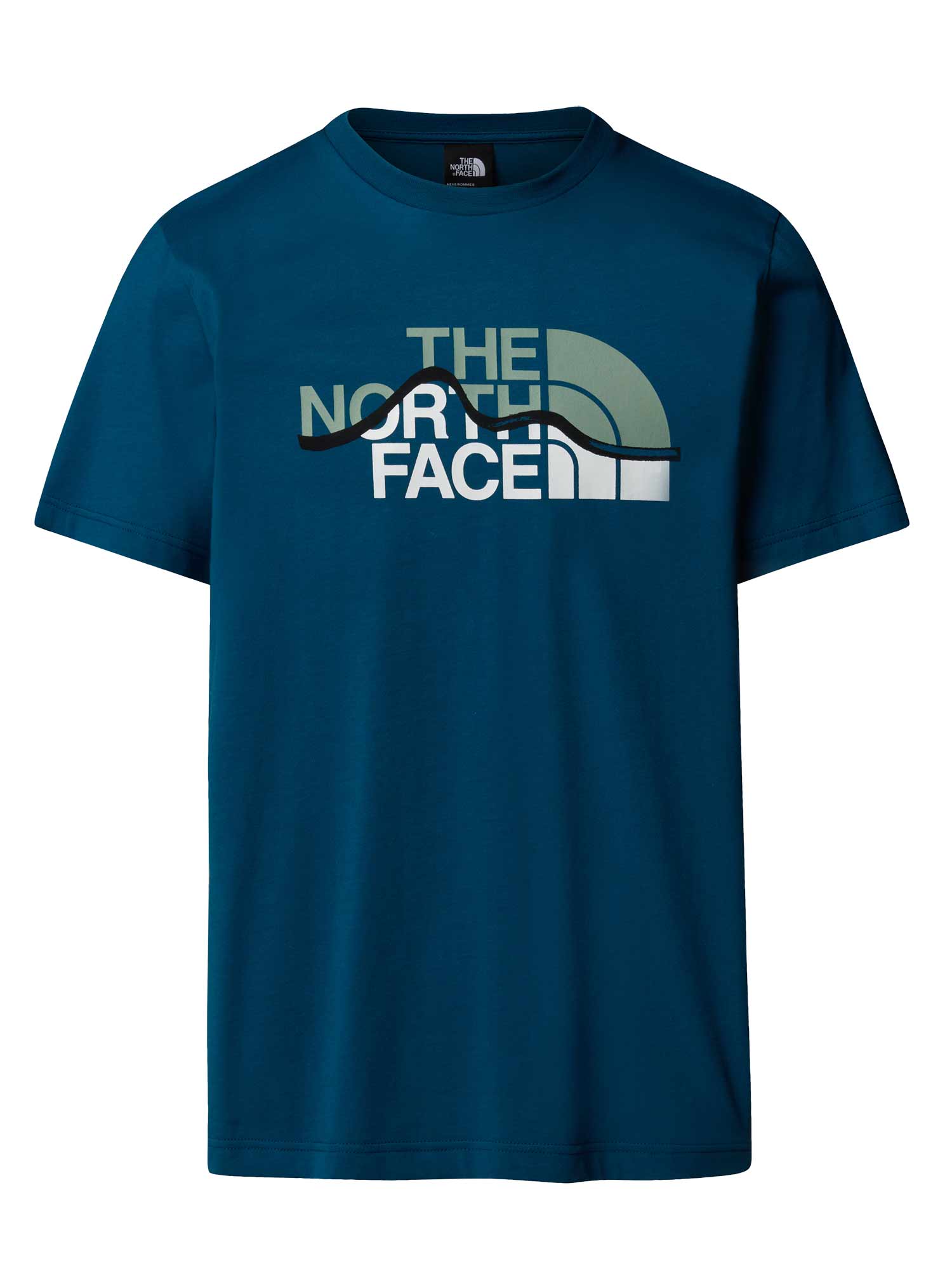 THE NORTH FACE Тениска M SS MOUNTAIN LINE TEE