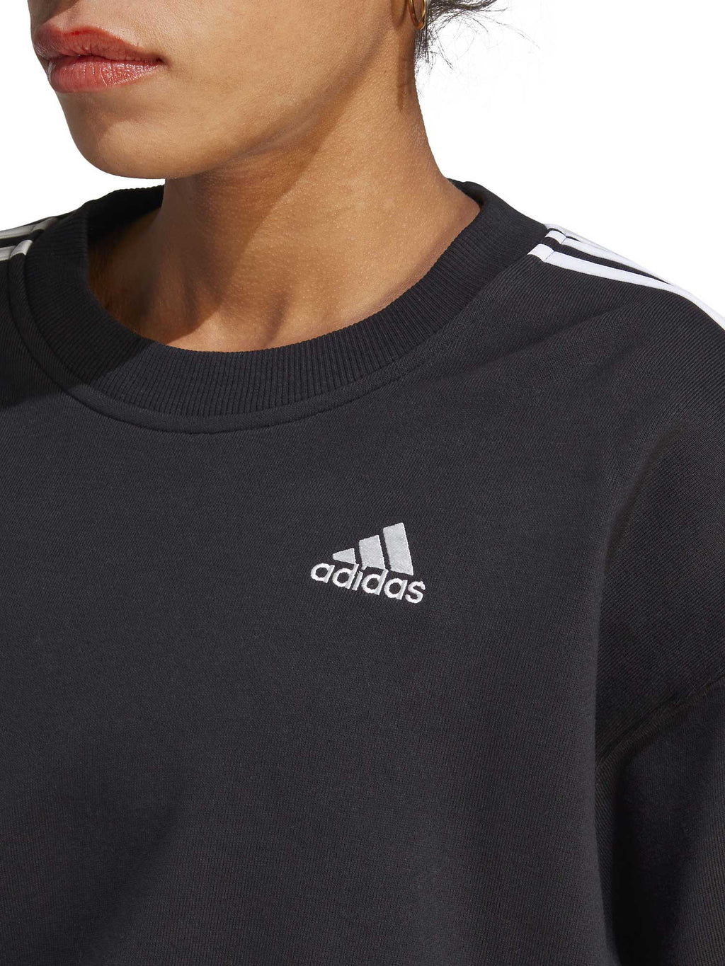 ADIDAS SPORTSWEAR Блуза Essentials 3-Stripes Crop Sweatshirt