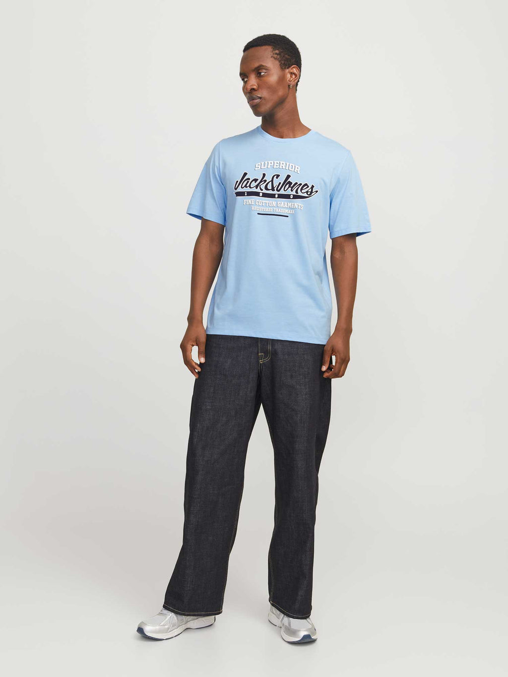 JACK & JONES Тениска JJELOGO TEE SS O-NECK 2 COL SS25 SN