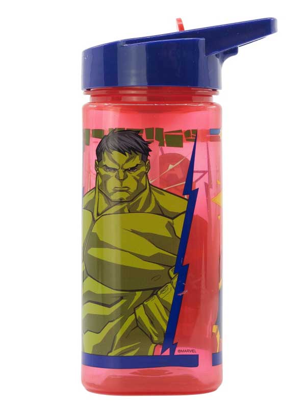 KIDS MOVIE HEROES Бутилка Avengers SQUARE WATER BOTTLE 530 ML