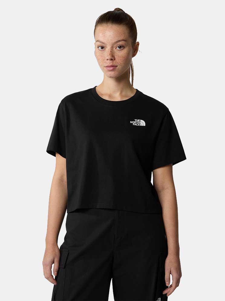 THE NORTH FACE Тениска W SIMPLE DOME CROPPED SLIM TEE