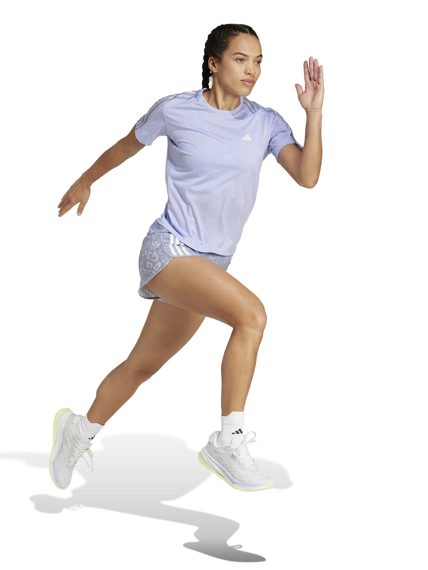 ADIDAS PERFORMANCE Къси панталони Own the Run CLIMACOOL 3-Stripes