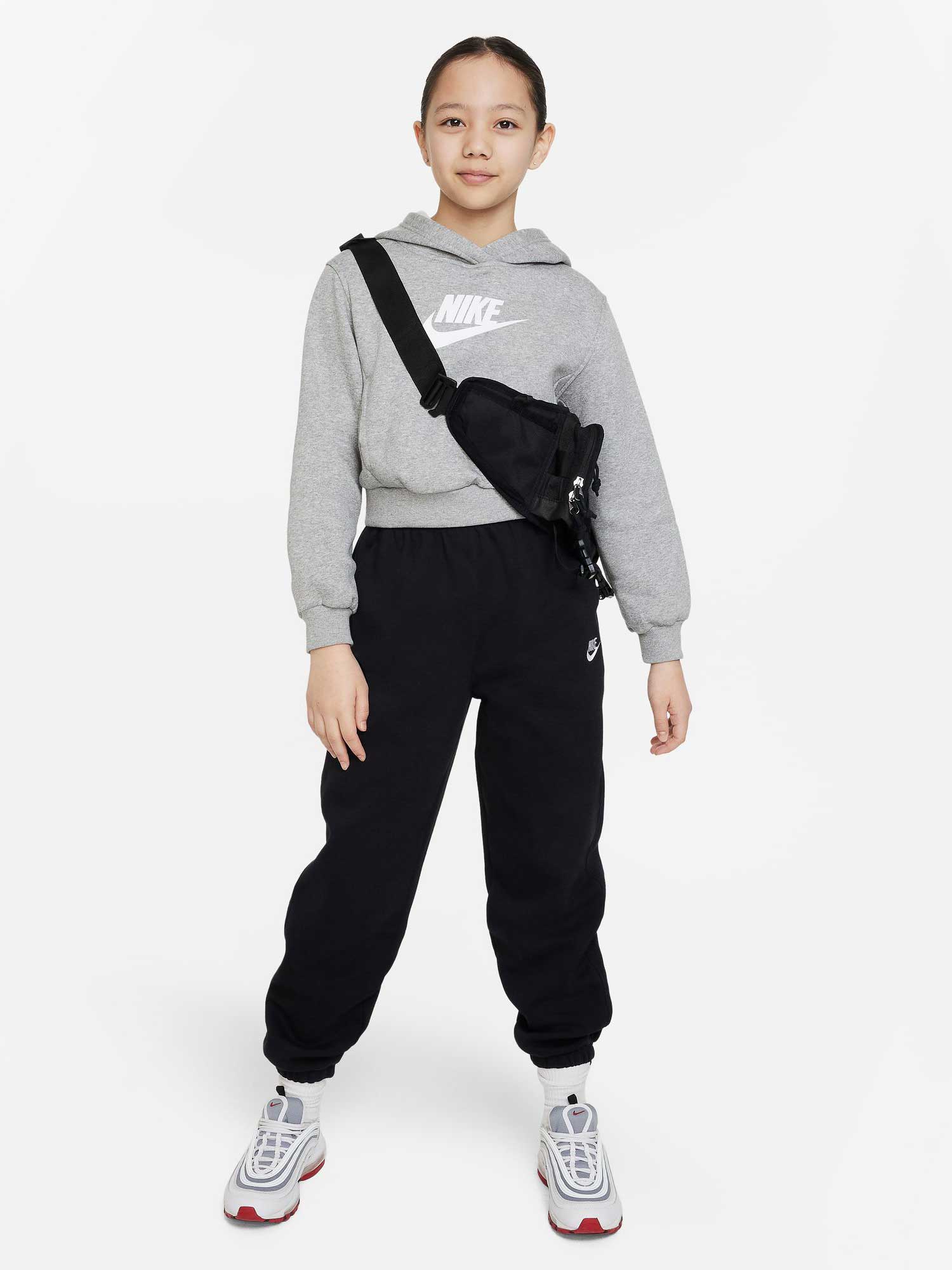 NIKE Суитшърт G NSW CLUB FLC CRP HDY HBR