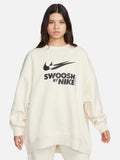NIKE Блуза W NSW FLC OS CREW GLS