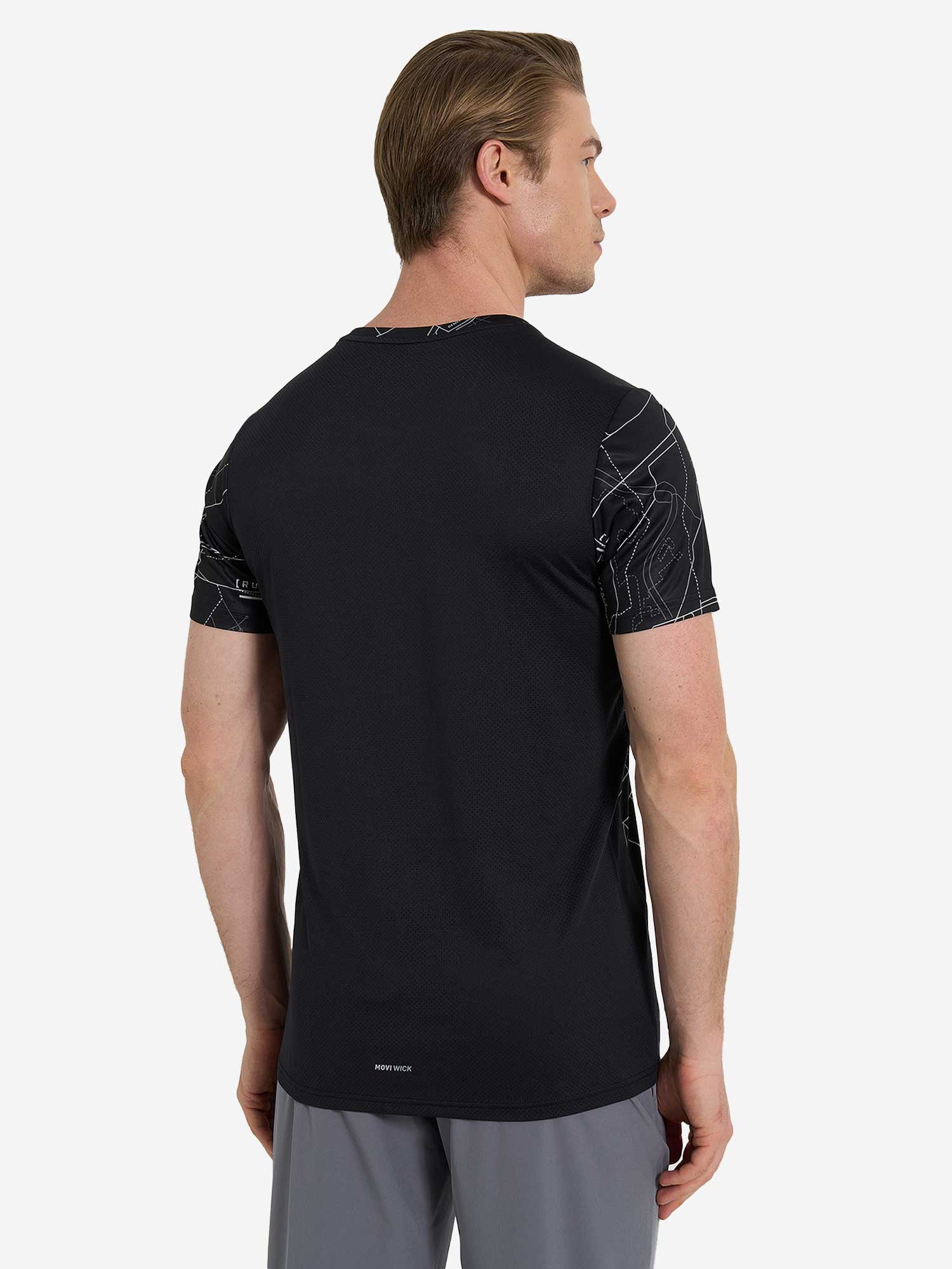 DEMIX Тениска M D Running Urban AOP SS T-Shirt