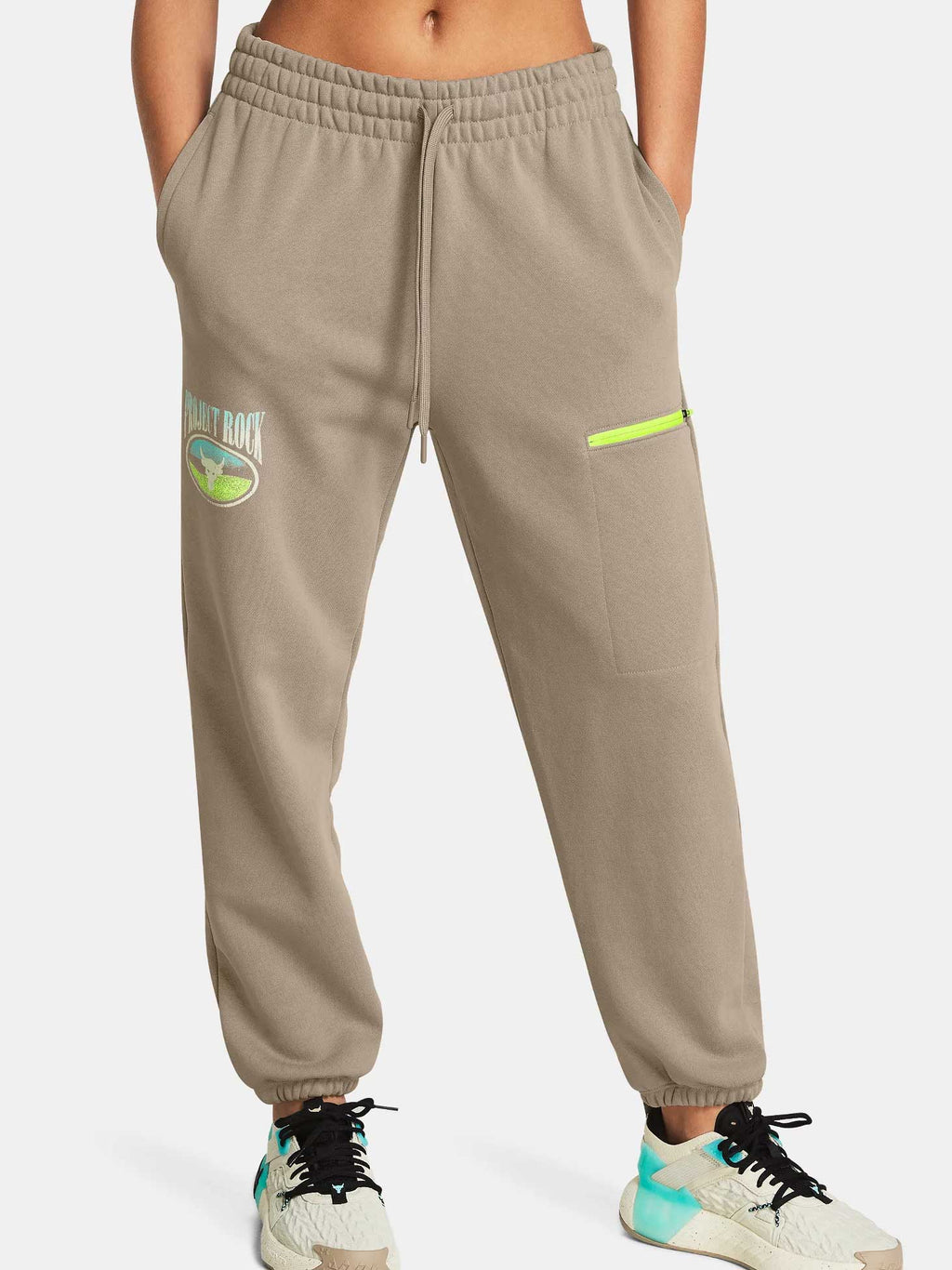 UNDER ARMOUR Спортно долнище Pjt Rck Q1 HW Terry Pant