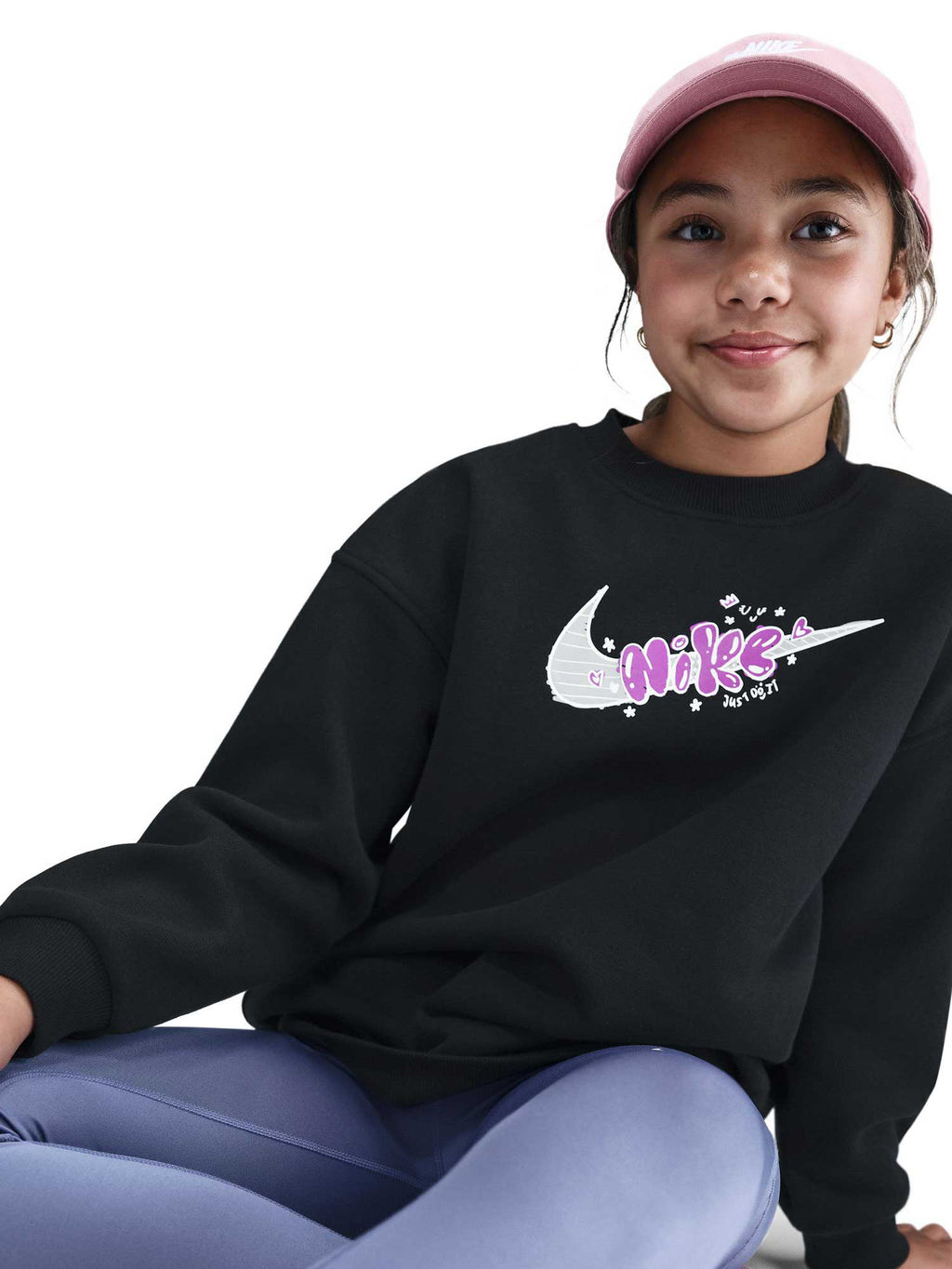 NIKE Блуза G NSW CLUB FLC OVRSZD CREW GX