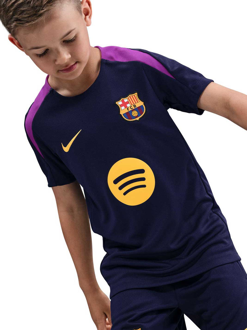 NIKE Тениска FCB Y NK DF STRK SS TOP K