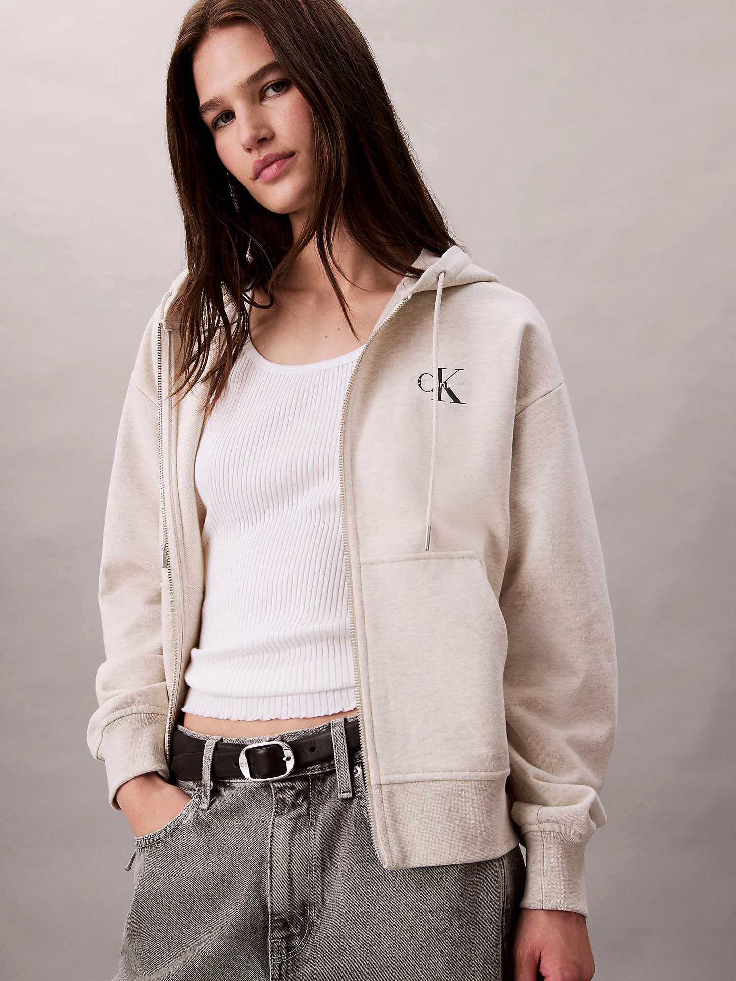 Calvin Klein Jeans Суитшърт MONOLOGO FRENCH TERRY FZ BF HO