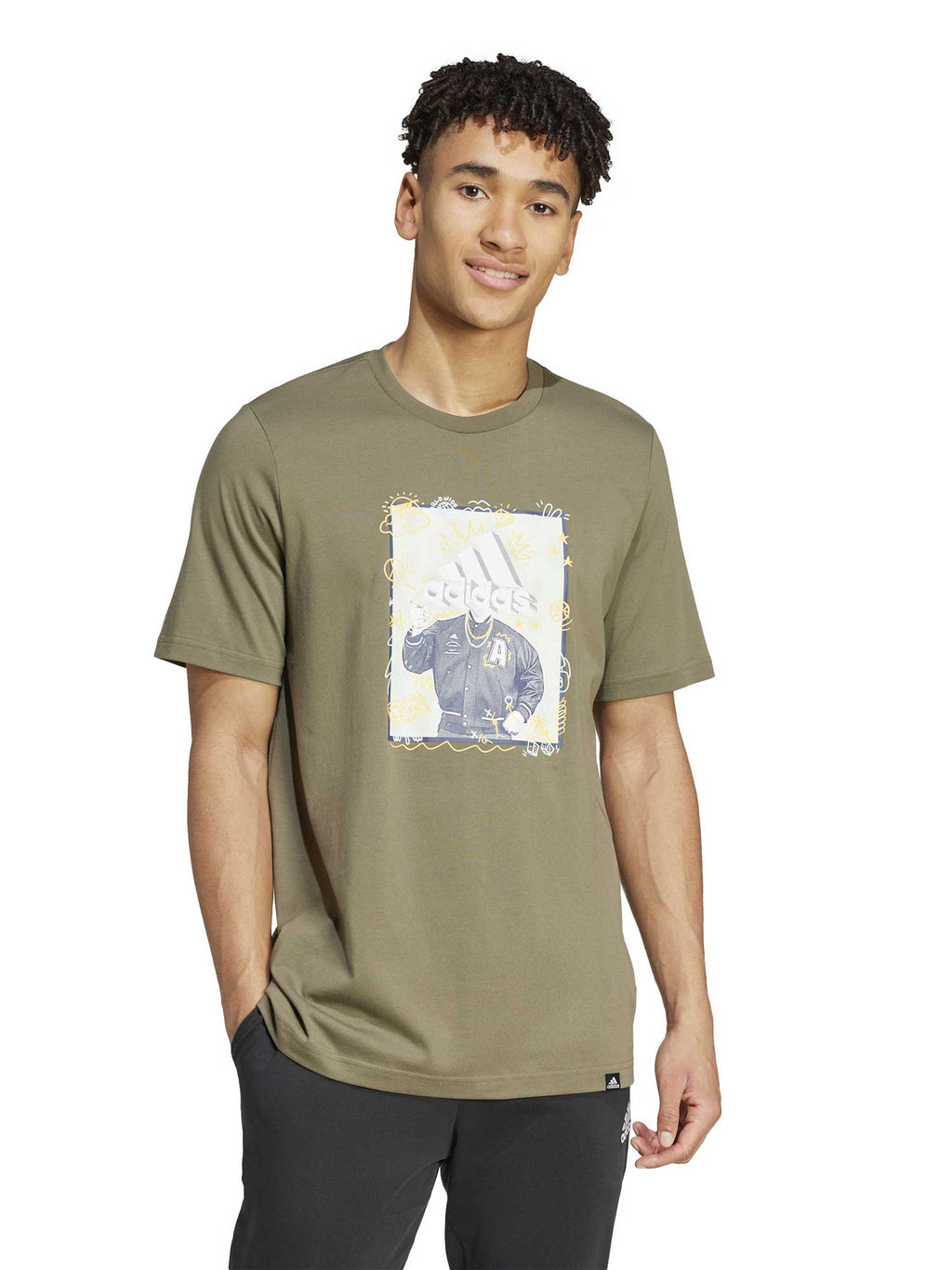 ADIDAS SPORTSWEAR Тениска Doodle Graphic Tee