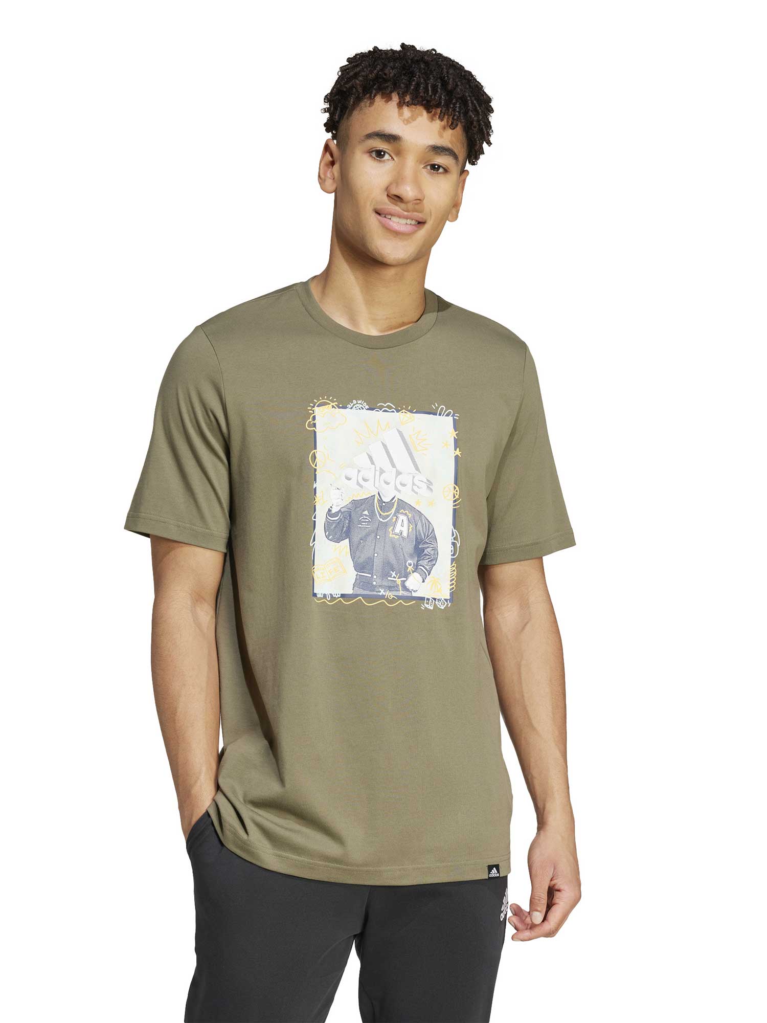 ADIDAS SPORTSWEAR Тениска Doodle Graphic Tee