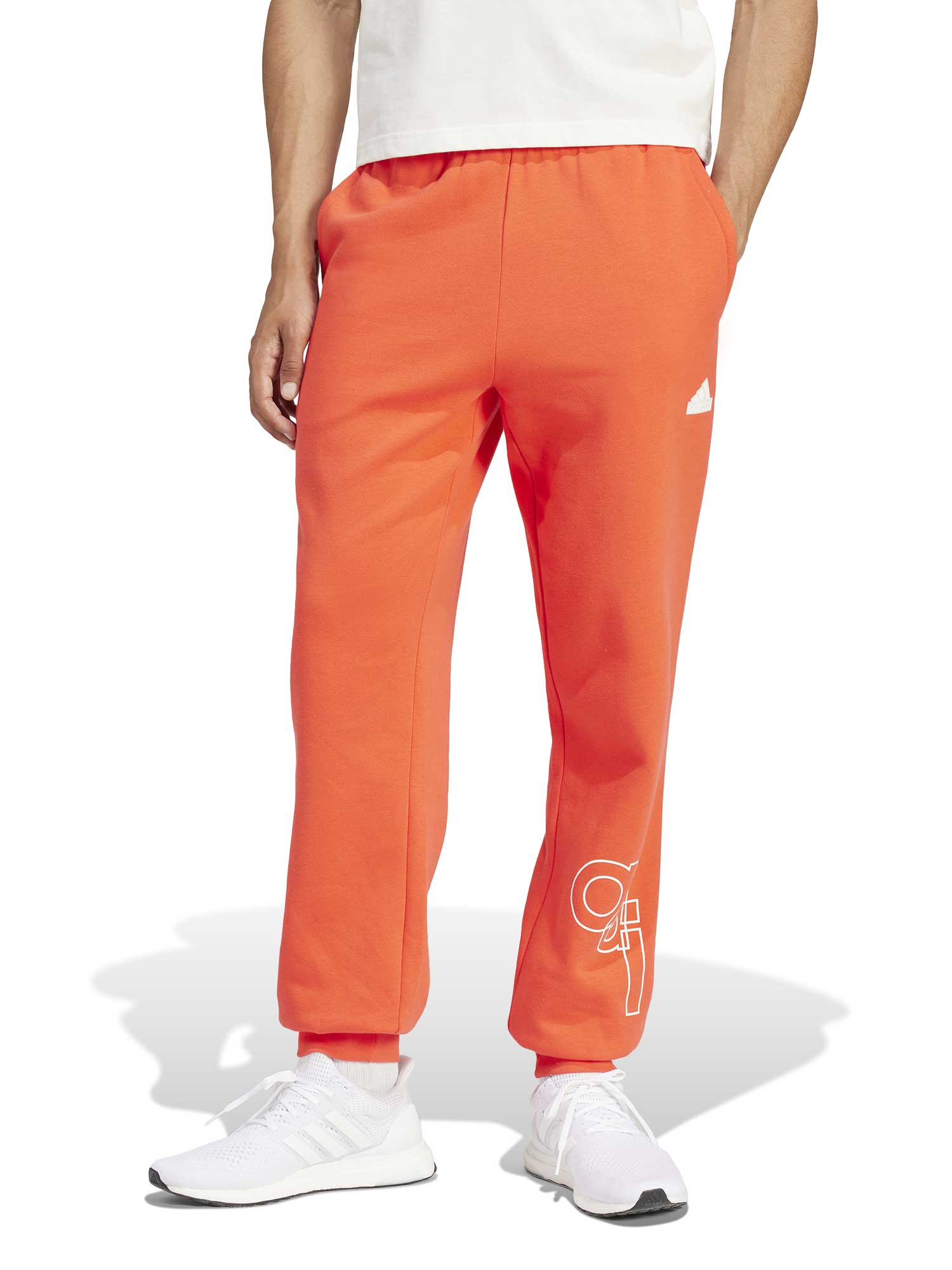 ADIDAS SPORTSWEAR Спортно долнище Graphic Print Fleece Joggers