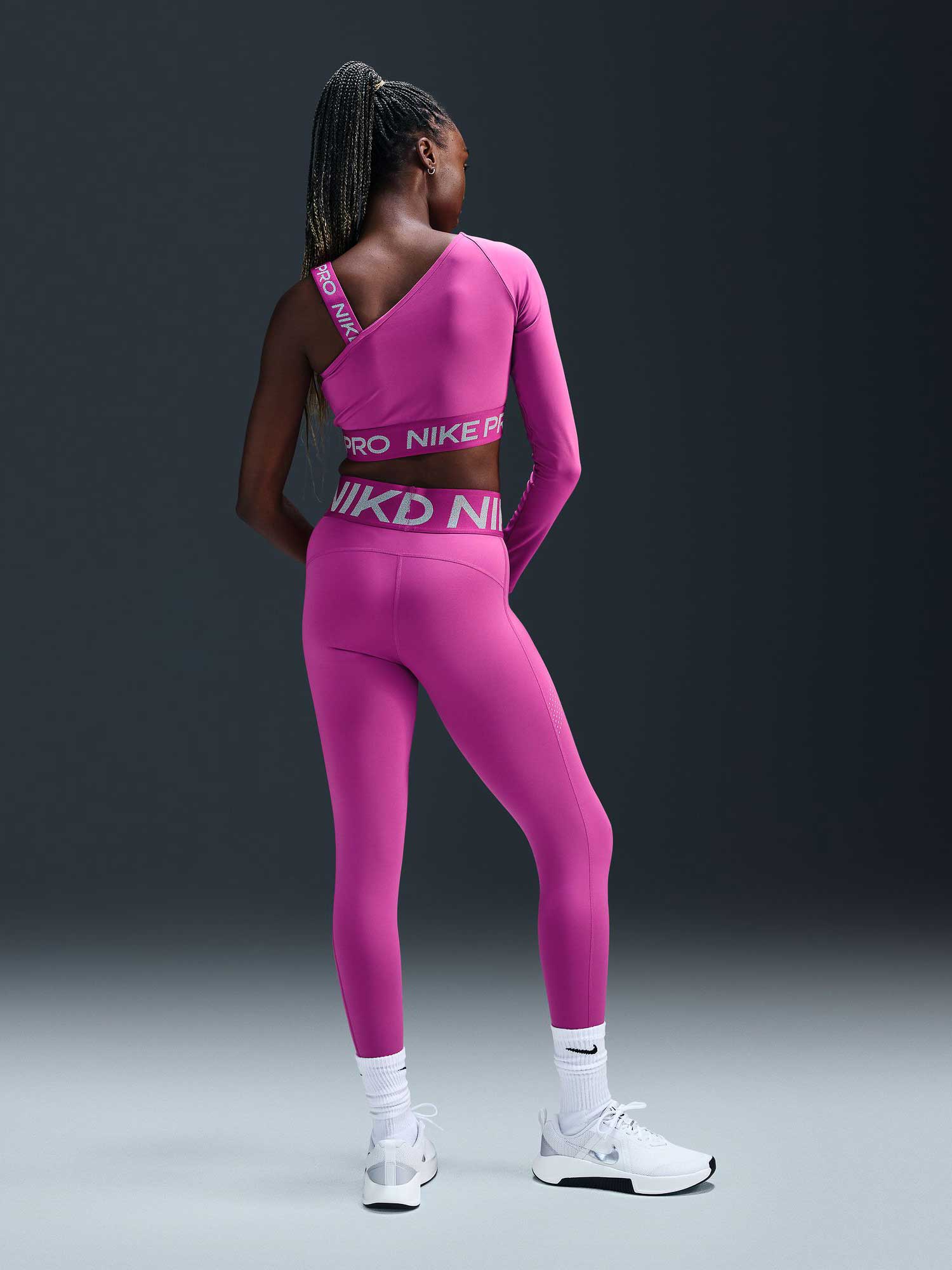NIKE Потник W NP DF SHINE CROP TOP