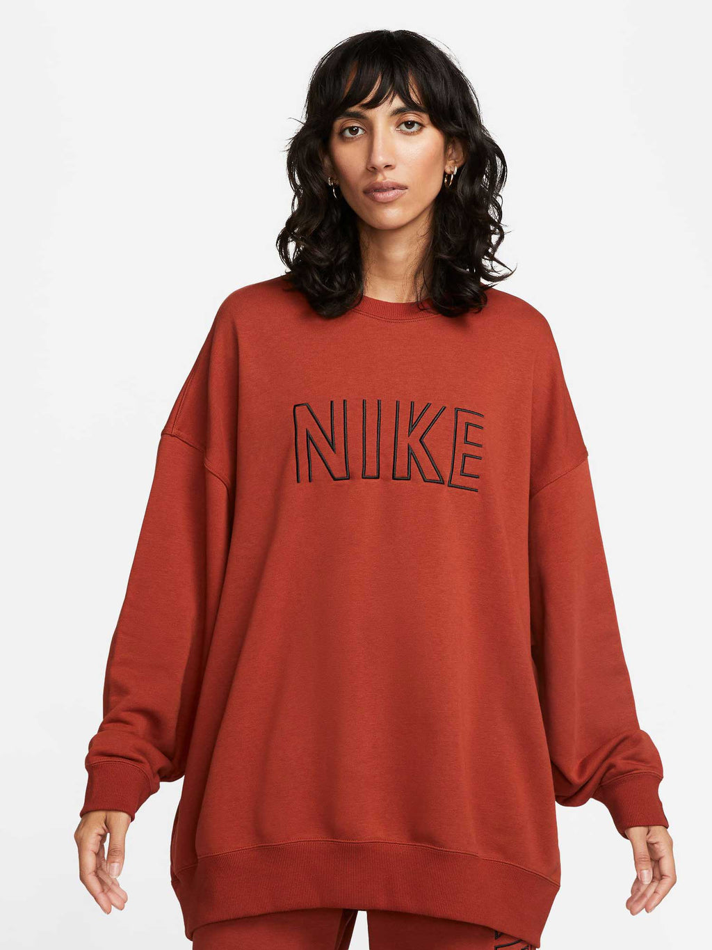 NIKE Блуза W NSW FT OS FLC CREW SW