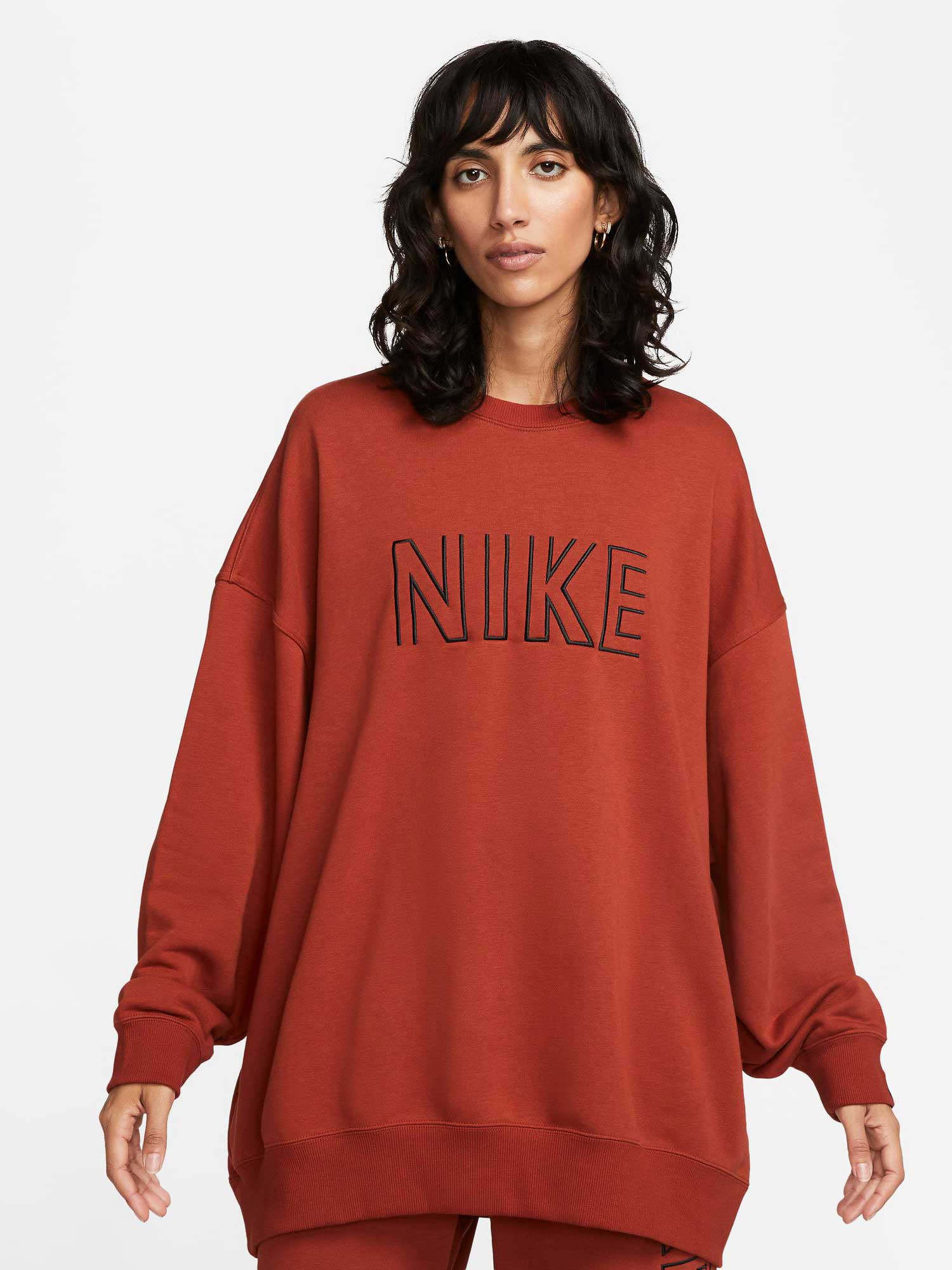 NIKE Блуза W NSW FT OS FLC CREW SW