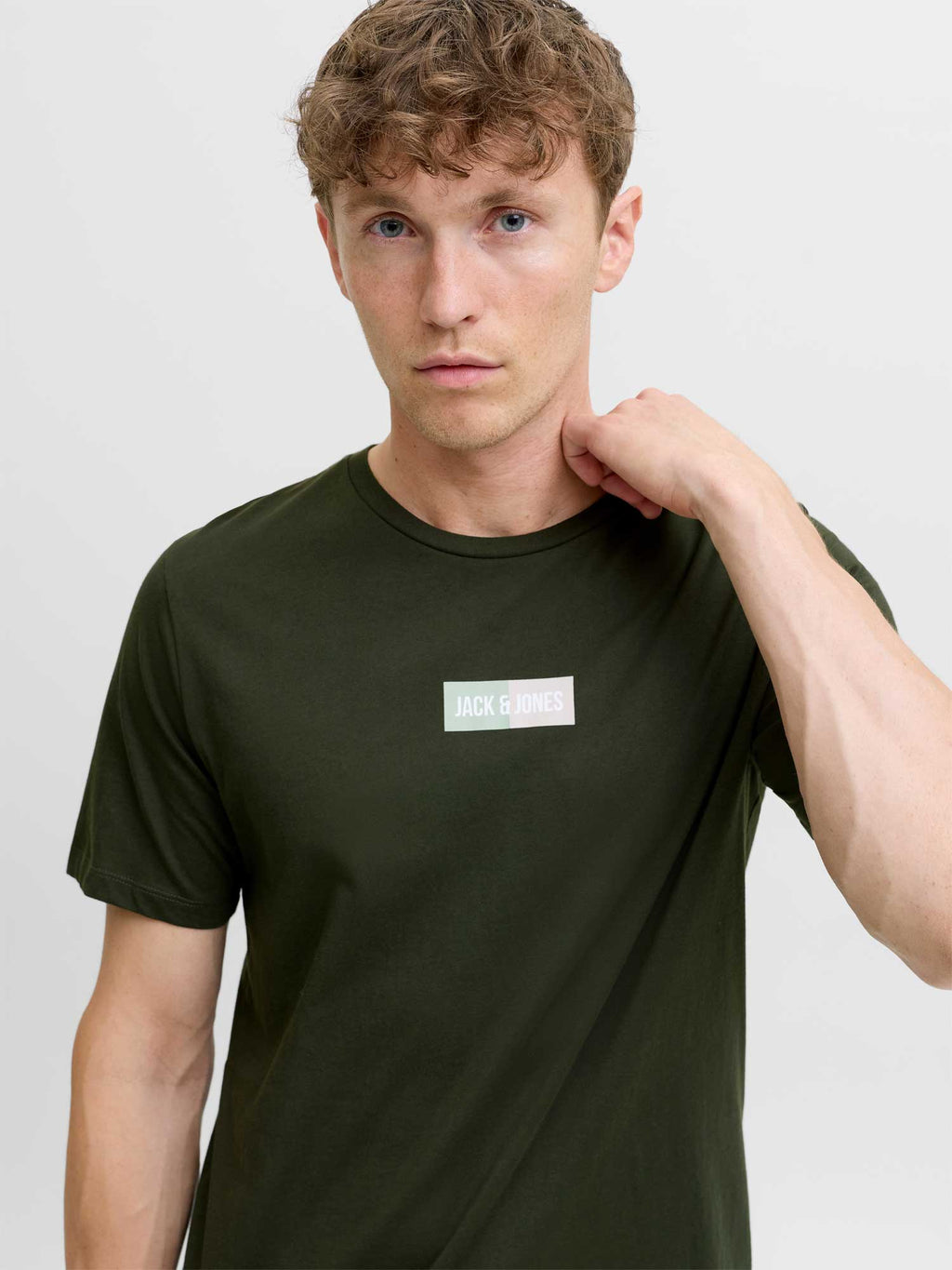JACK & JONES Тениска JJPAN TEE SS CREW NECK
