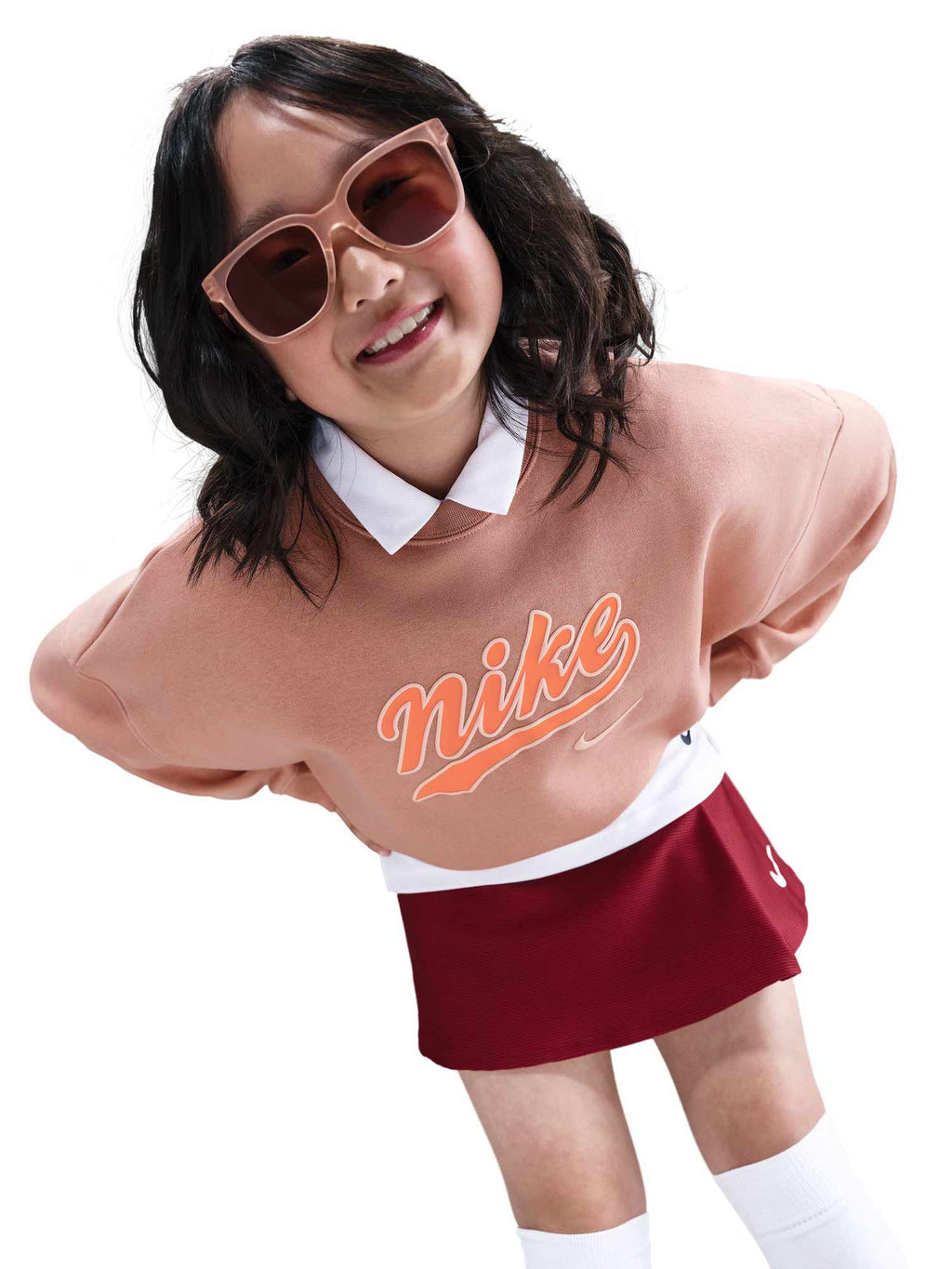 NIKE Блуза G NSW TREND FLC CRP CREW