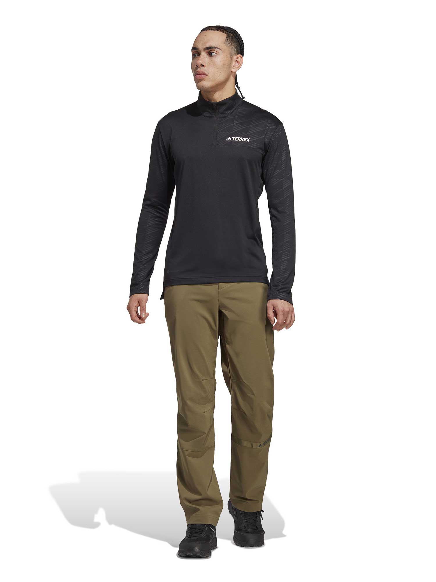 ADIDAS PERFORMANCE Блуза Terrex Multi Half-Zip Long-Sleeve Top
