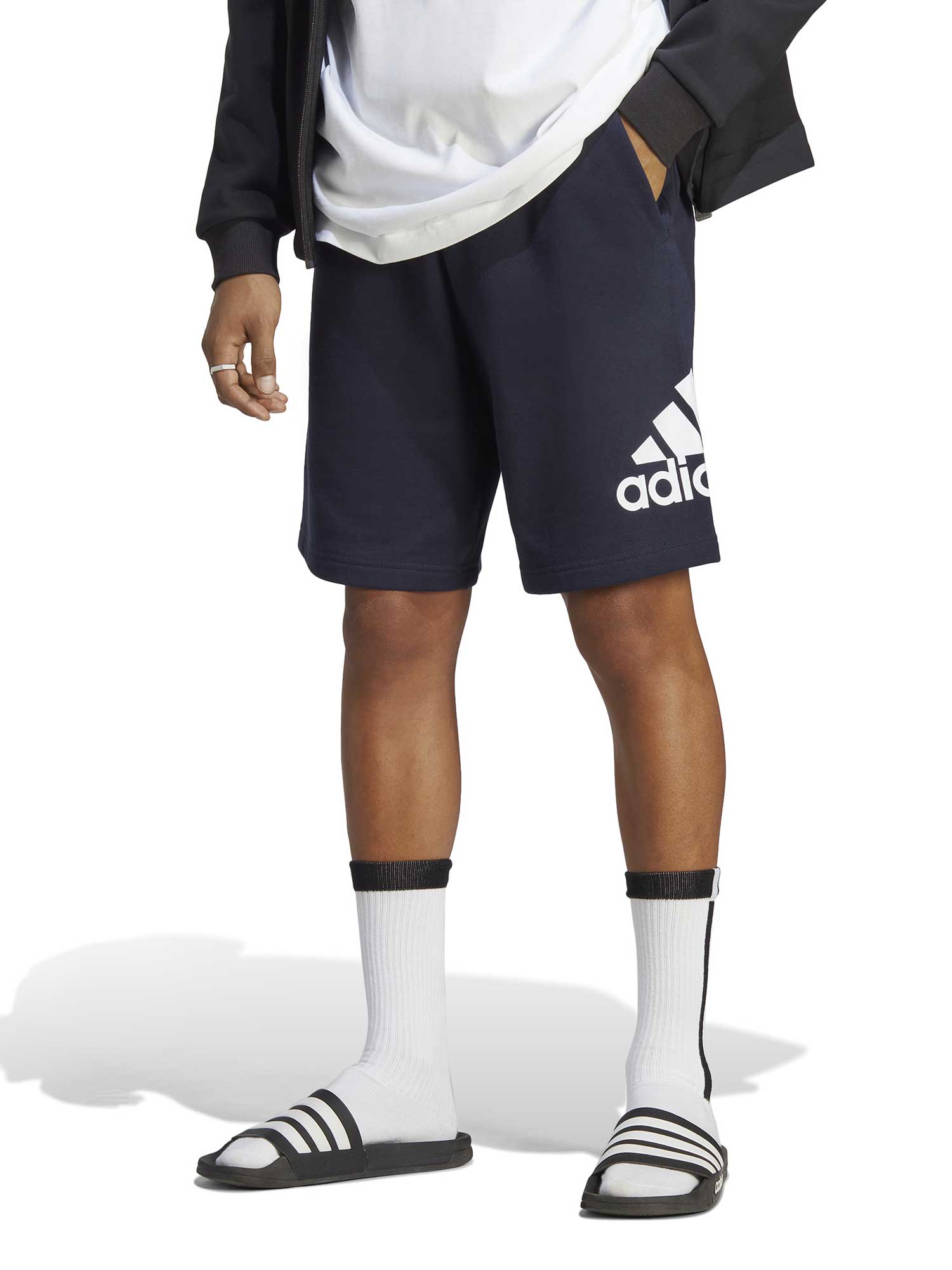 ADIDAS SPORTSWEAR Къси панталони Essentials Big Logo French Terry