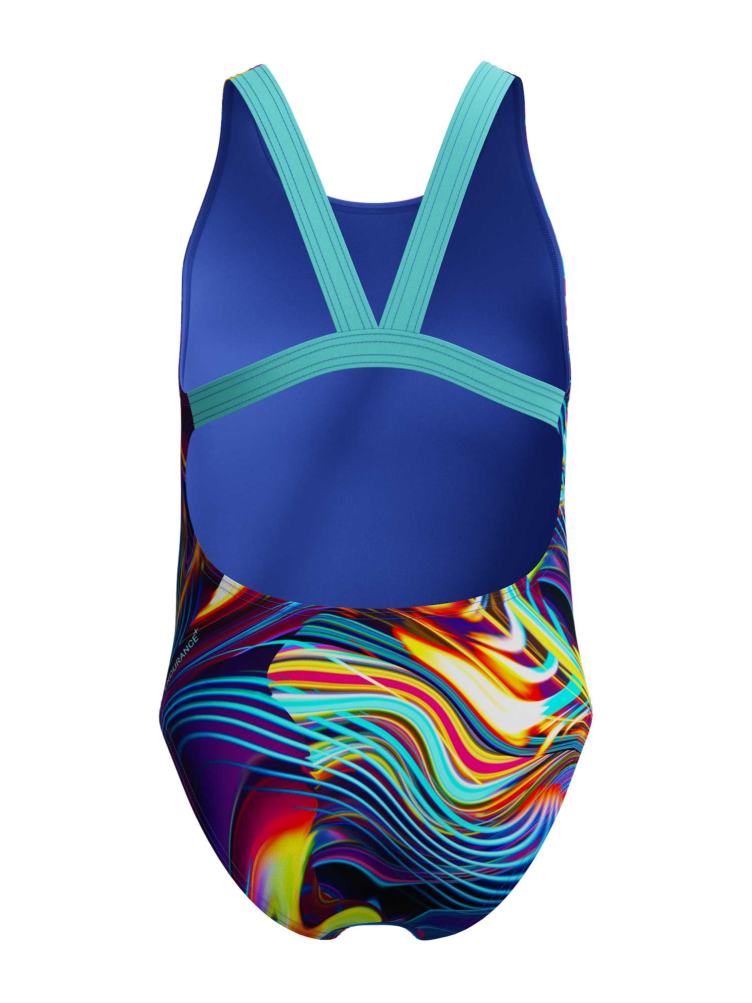SPEEDO Цял бански GIRLS DIGITAL ALLOVER LEADERBACK