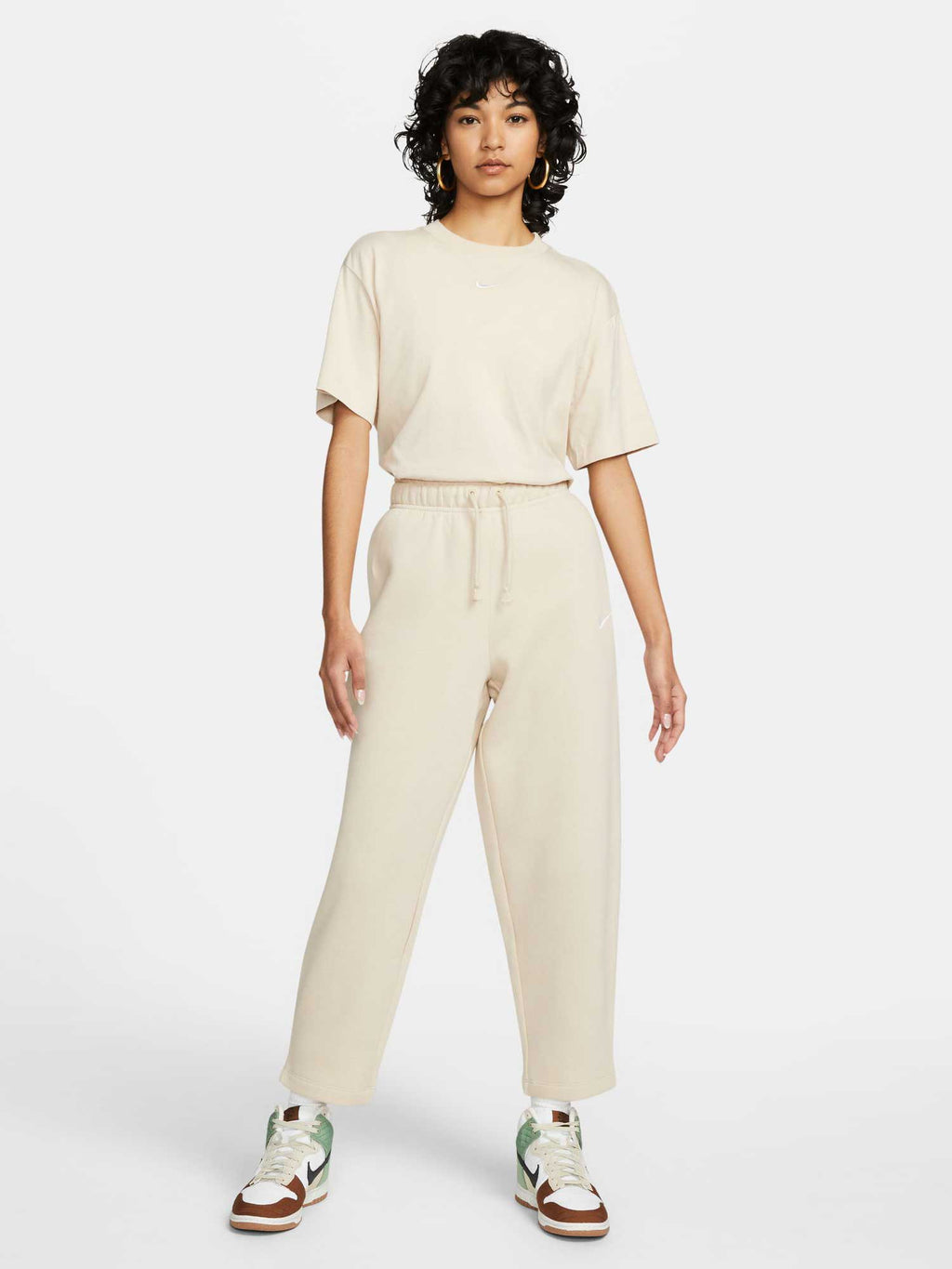 NIKE Спортно долнище W ESSNTL CLCTN FLC CRV