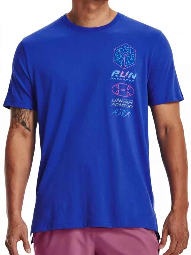 UNDER ARMOUR Тениска RUN ANYWHERE TEE v2