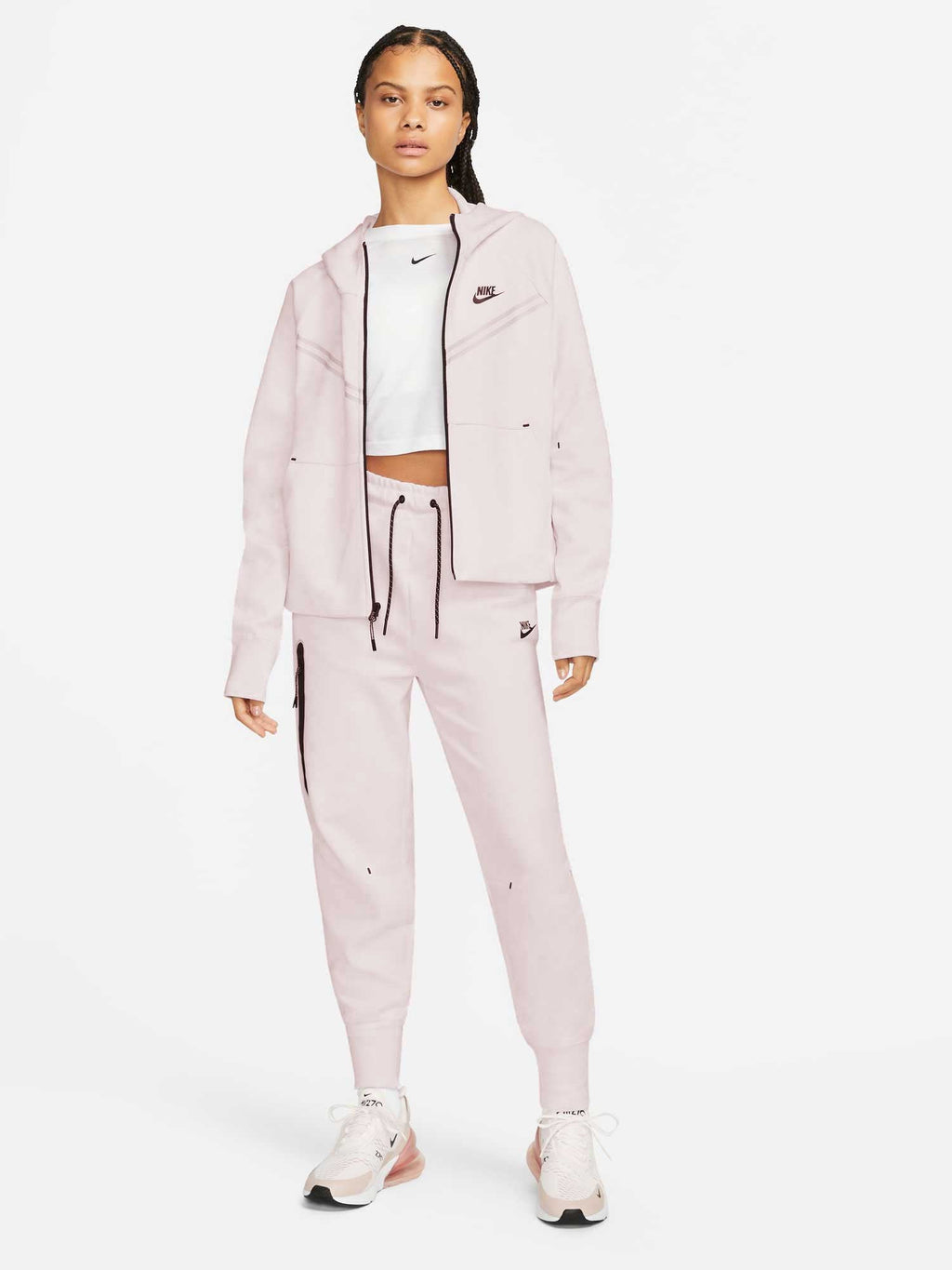 NIKE Спортно долнище W TCH FLC ESSNTL HR PNT