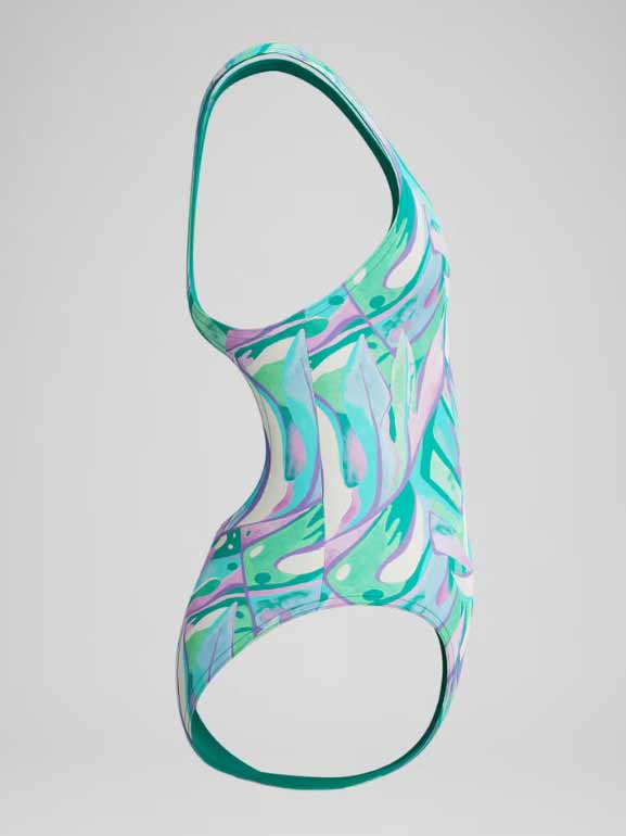 SPEEDO Цял бански GIRLS PRINTED MEDALIST