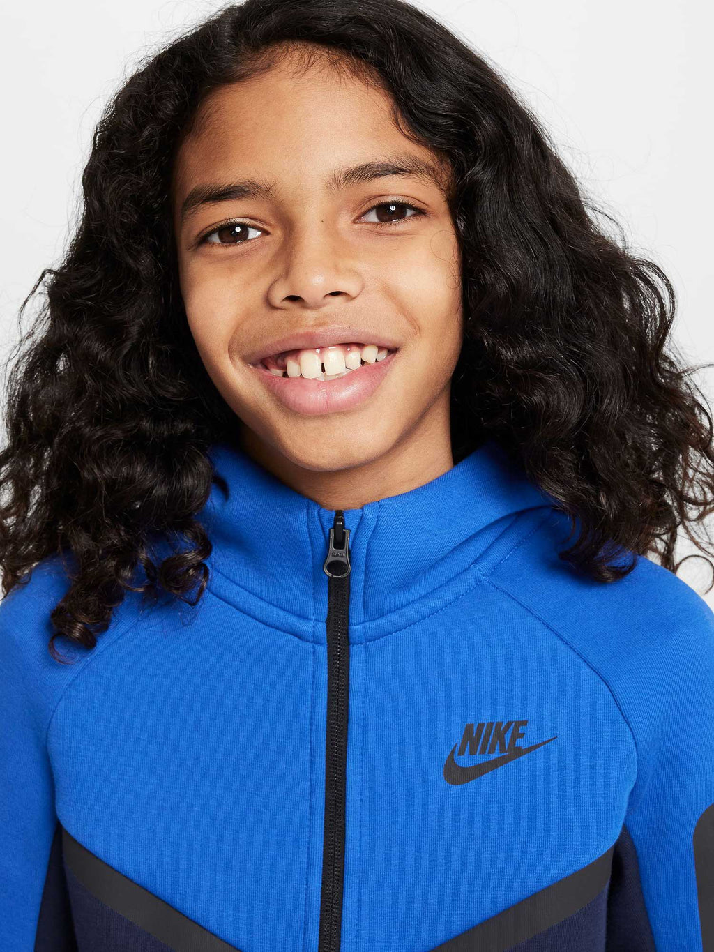 NIKE Суитшърт B NSW TCH FLC FZ - PD