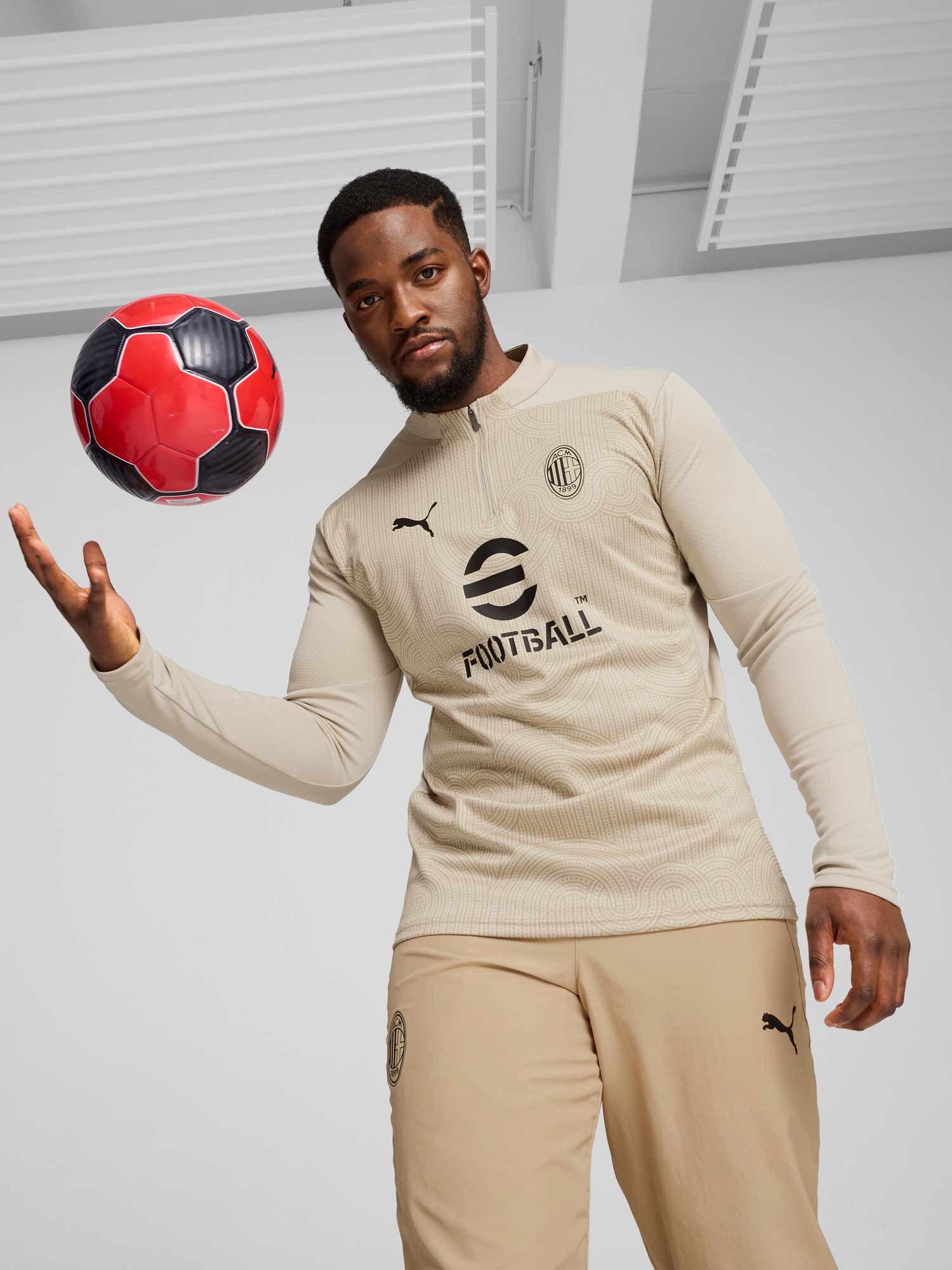 PUMA Блуза ACM Prematch 1/4 Zip Top