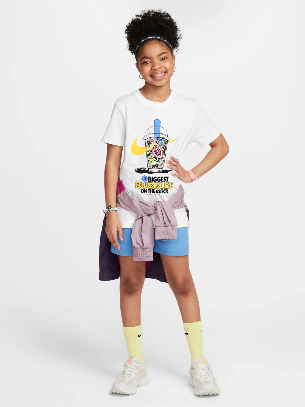 NIKE Тениска K NSW TEE TD BOBA