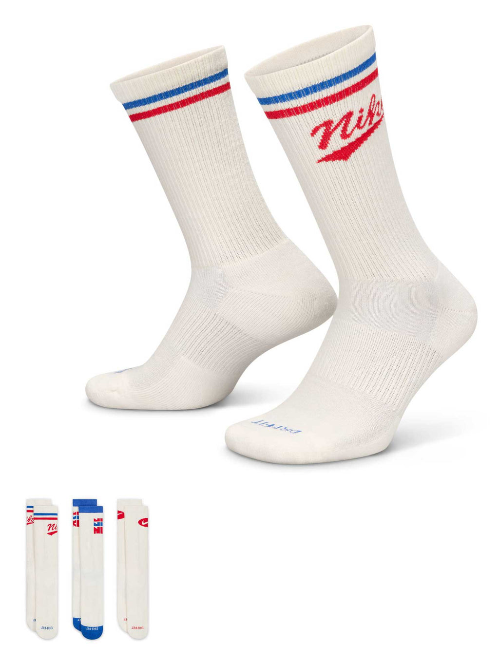 NIKE Чорапи U NK ED PLS CRW 3PR LFESTL 144