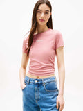 TOMMY JEANS Тениска TJW SLIM ESSENTIAL LOGO2 TEE E