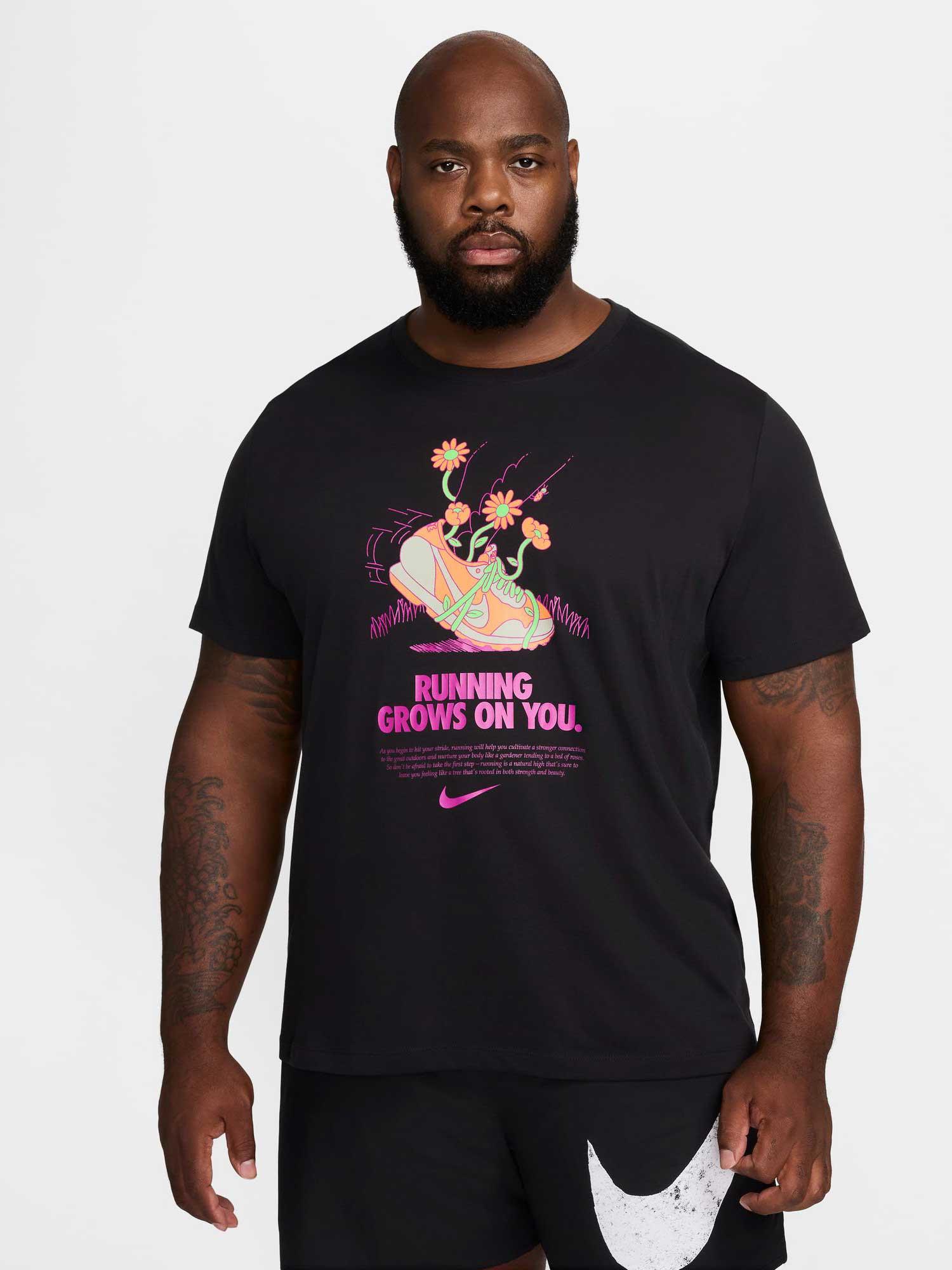 NIKE Тениска M NK DF TEE RUN DNA FA24