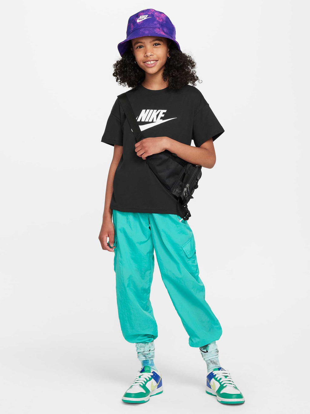 NIKE Тениска G NSW TEE BOY FUTURA HBR