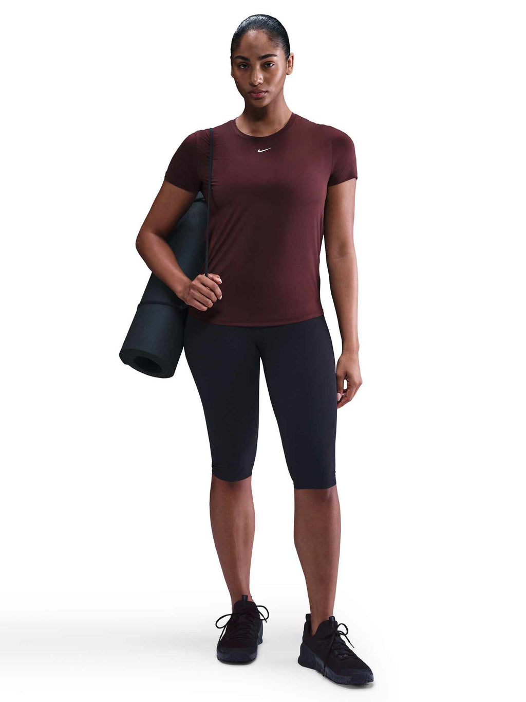 NIKE Тениска W NK ONE CLASSIC DF SS TOP WT
