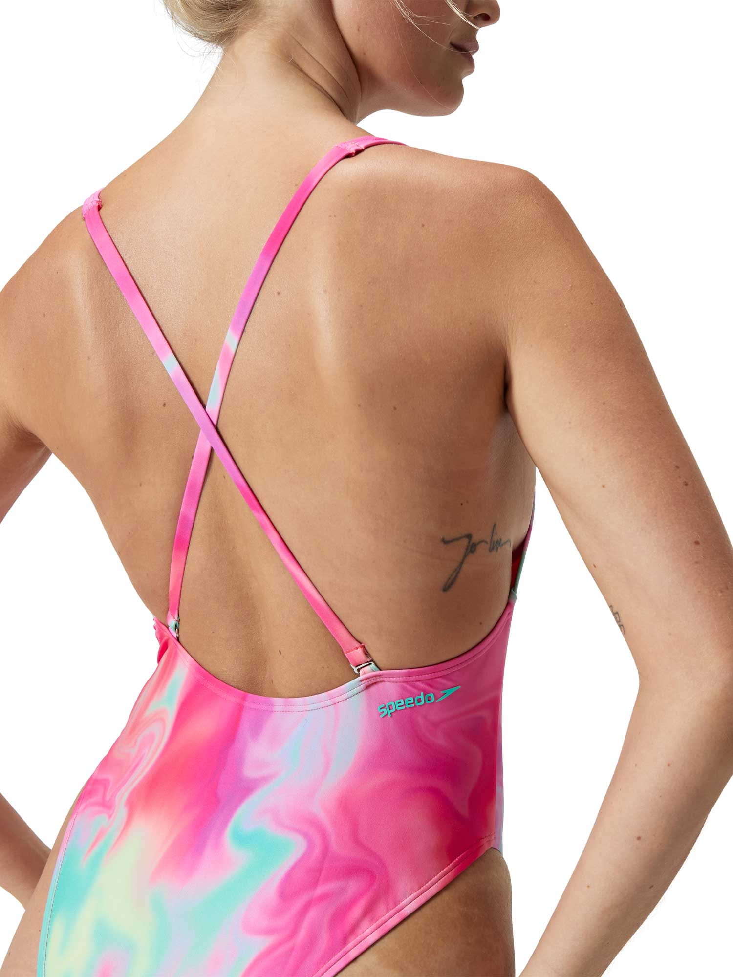 SPEEDO Цял бански PRINTED CONVERTIBLE