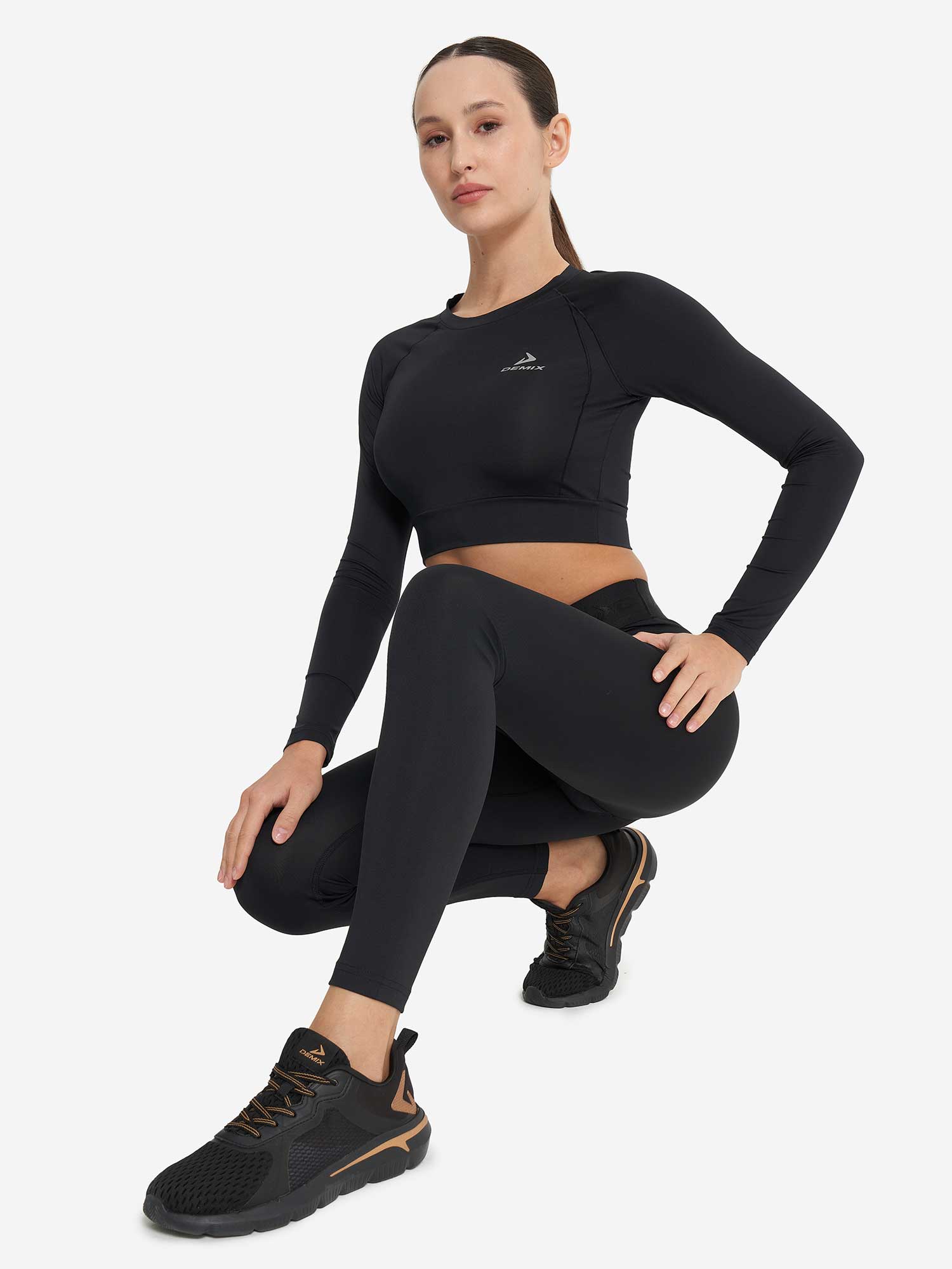 DEMIX Блуза W D Fitness GYM LS T-shirt