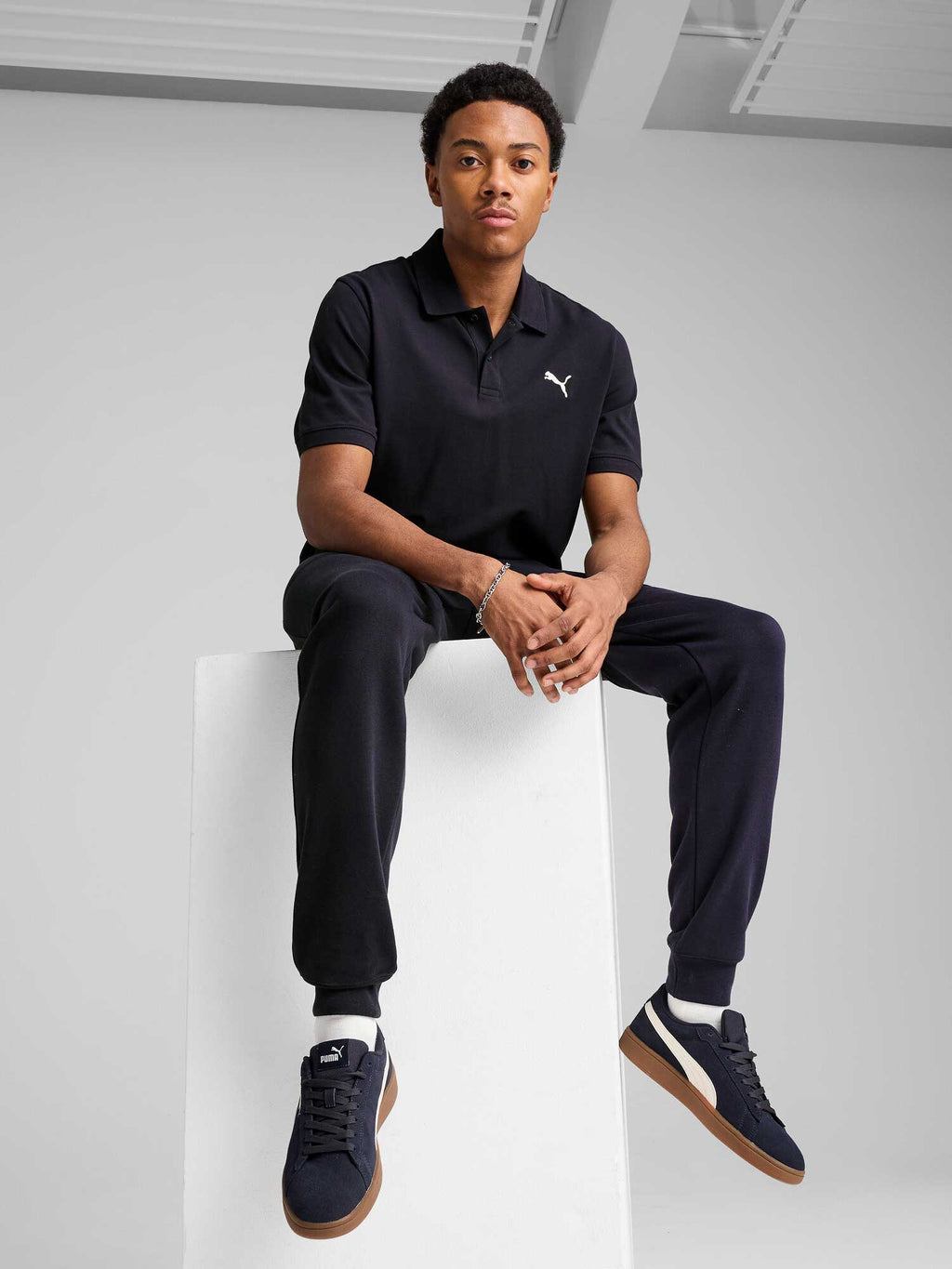 PUMA Тениска ESS Small Logo Pique Polo