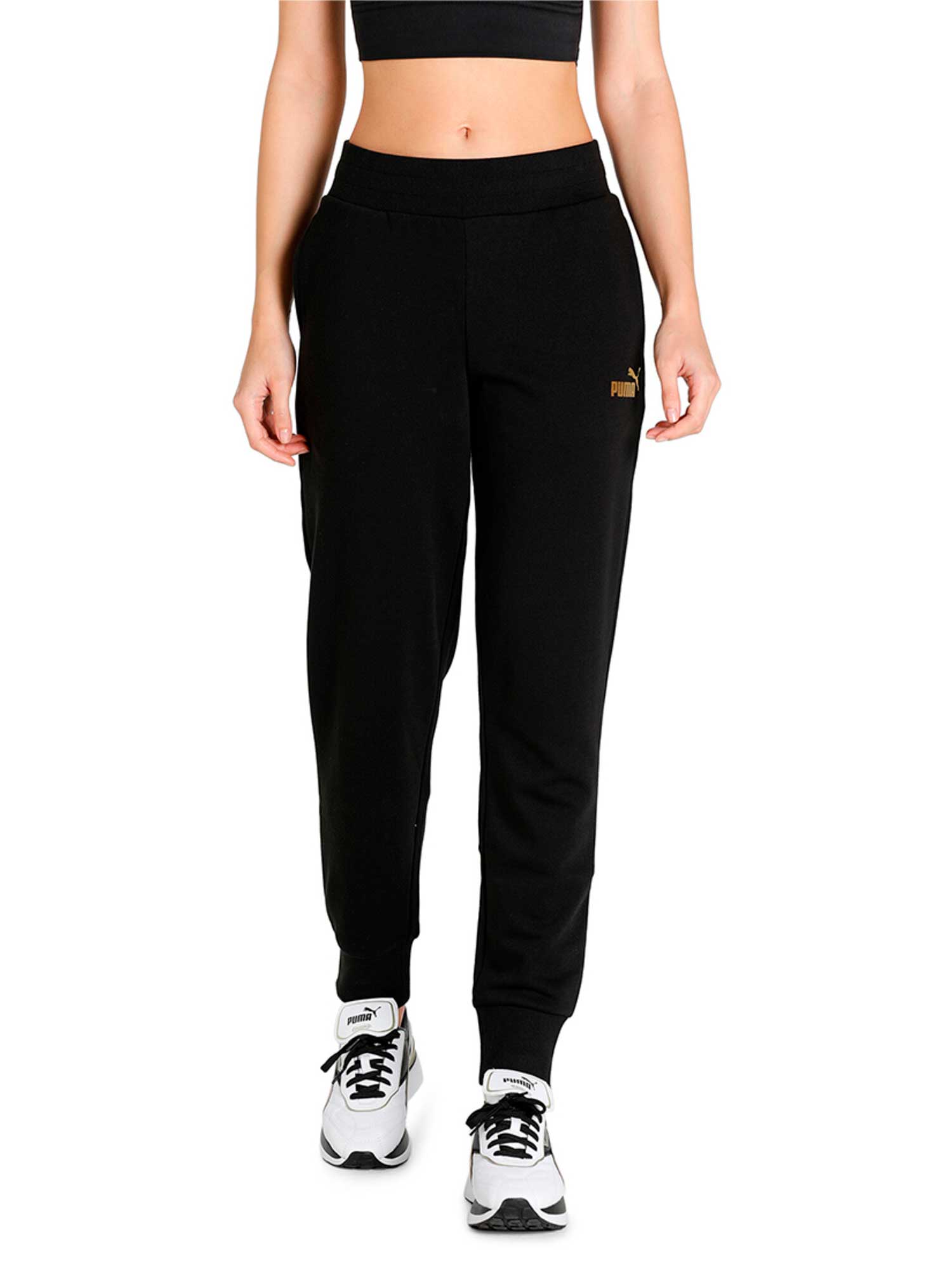 PUMA Спортно долнище ESS+ Metallic TR