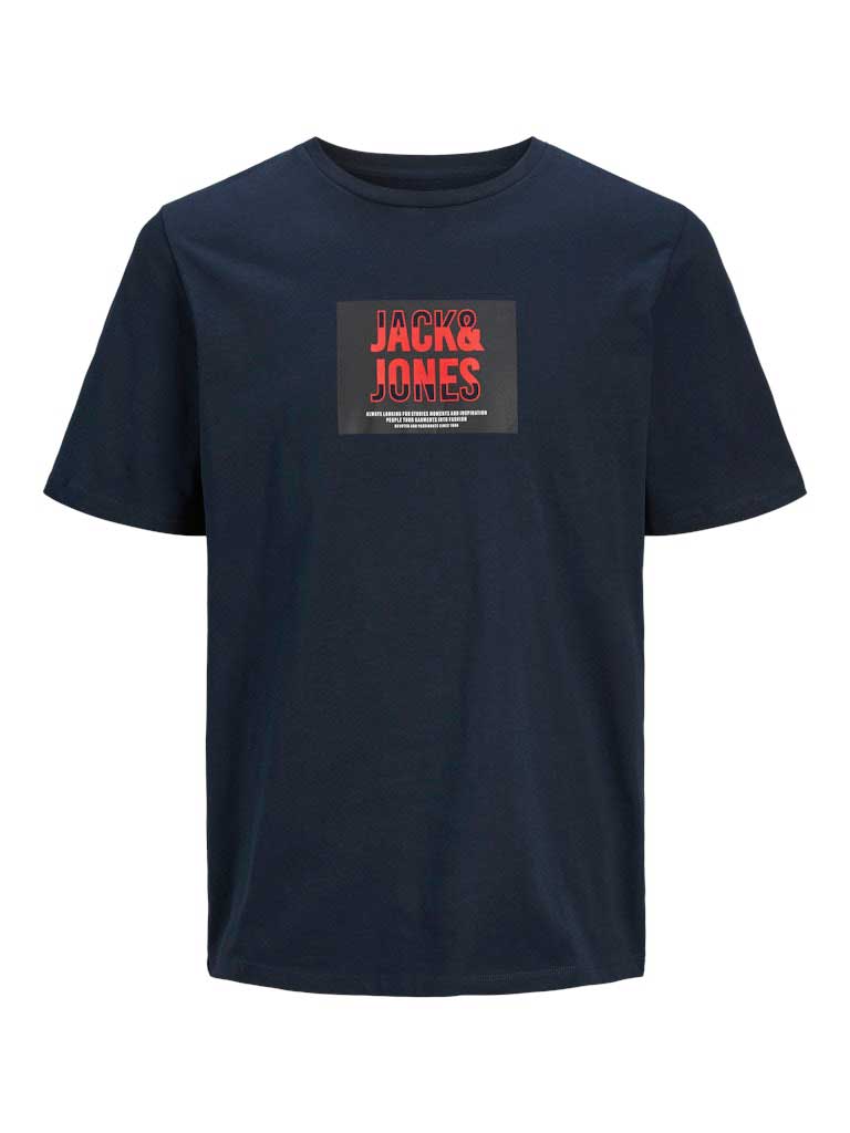 JACK & JONES Тениска JJHUDSON TEE SS CREW NECK LN