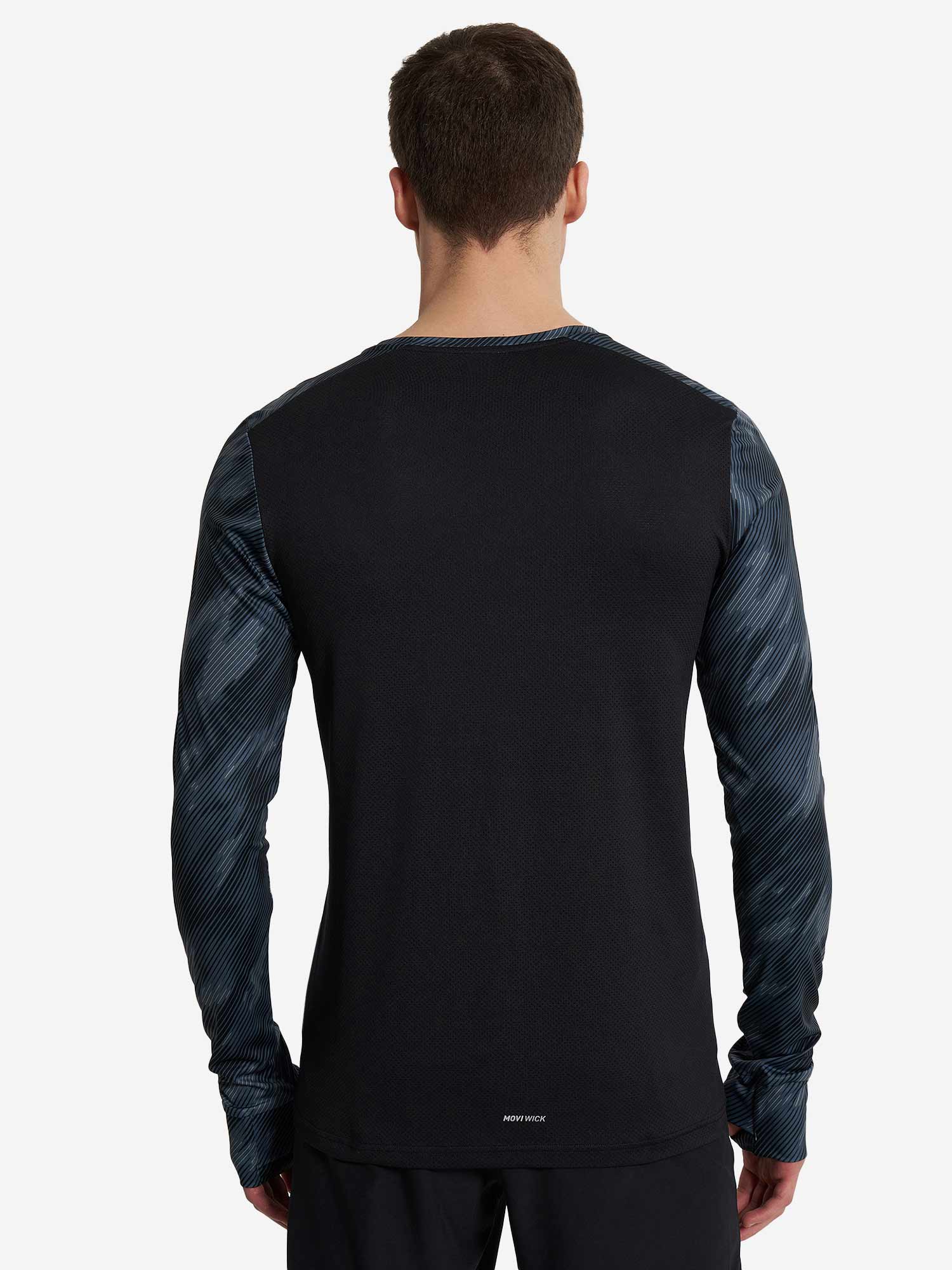 DEMIX Блуза M D Running Urban AOP LS T-Shirt