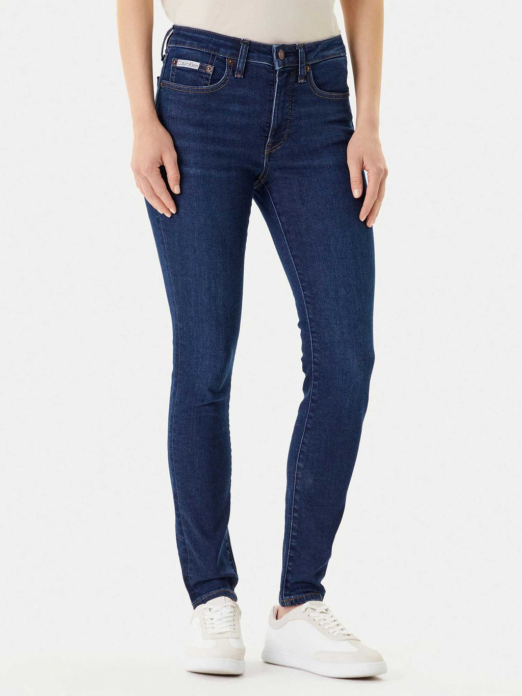 Calvin Klein Jeans Дънки MID RISE SKINNY BLUE ORBIT