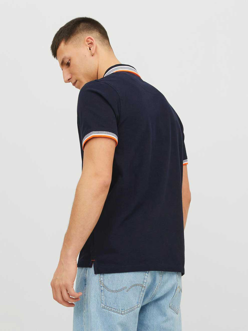 JACK & JONES Тениска JJEPAULOS POLO SS NOOS