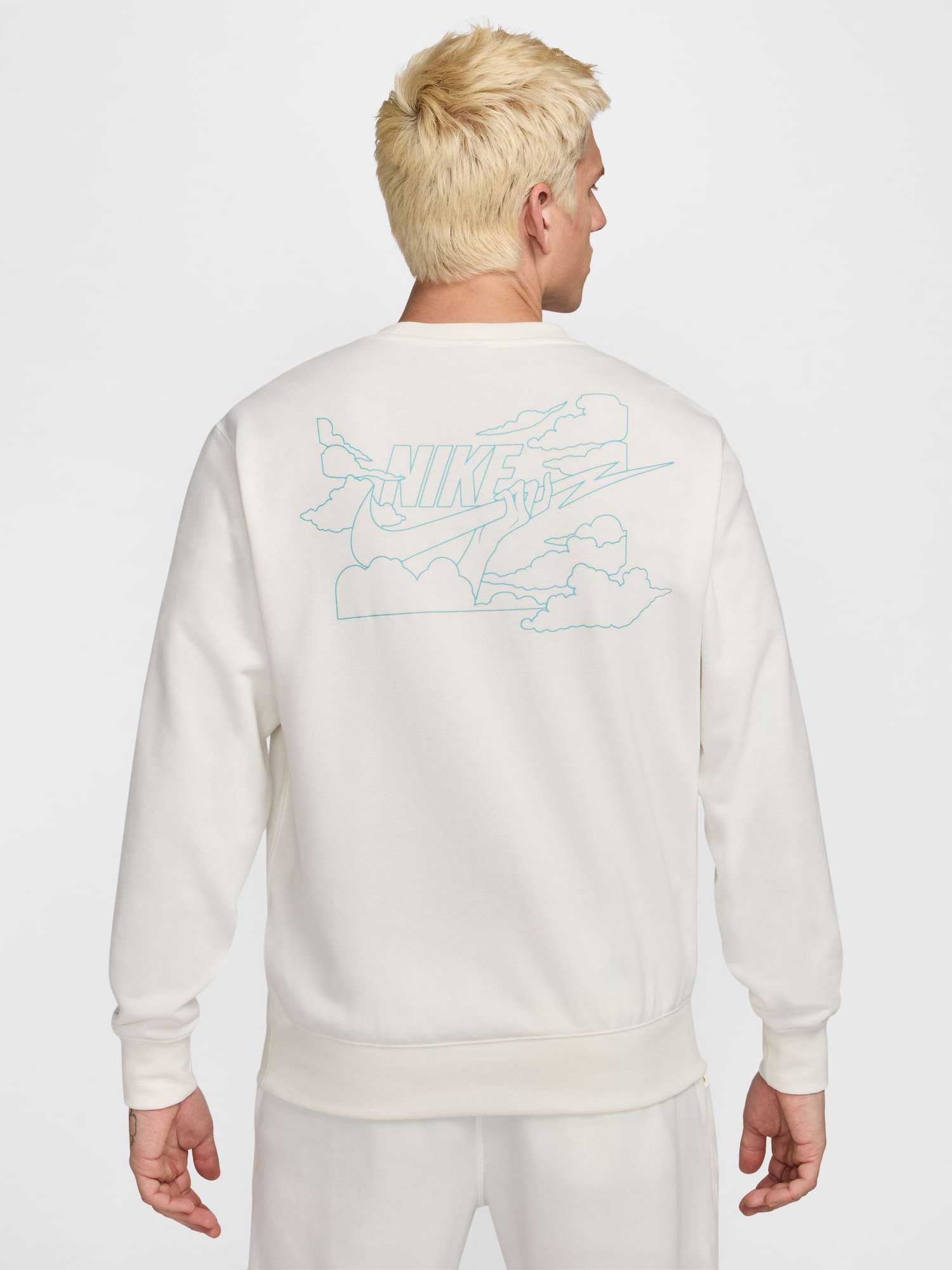 NIKE Блуза M NK CLUB FT CREW BOLT
