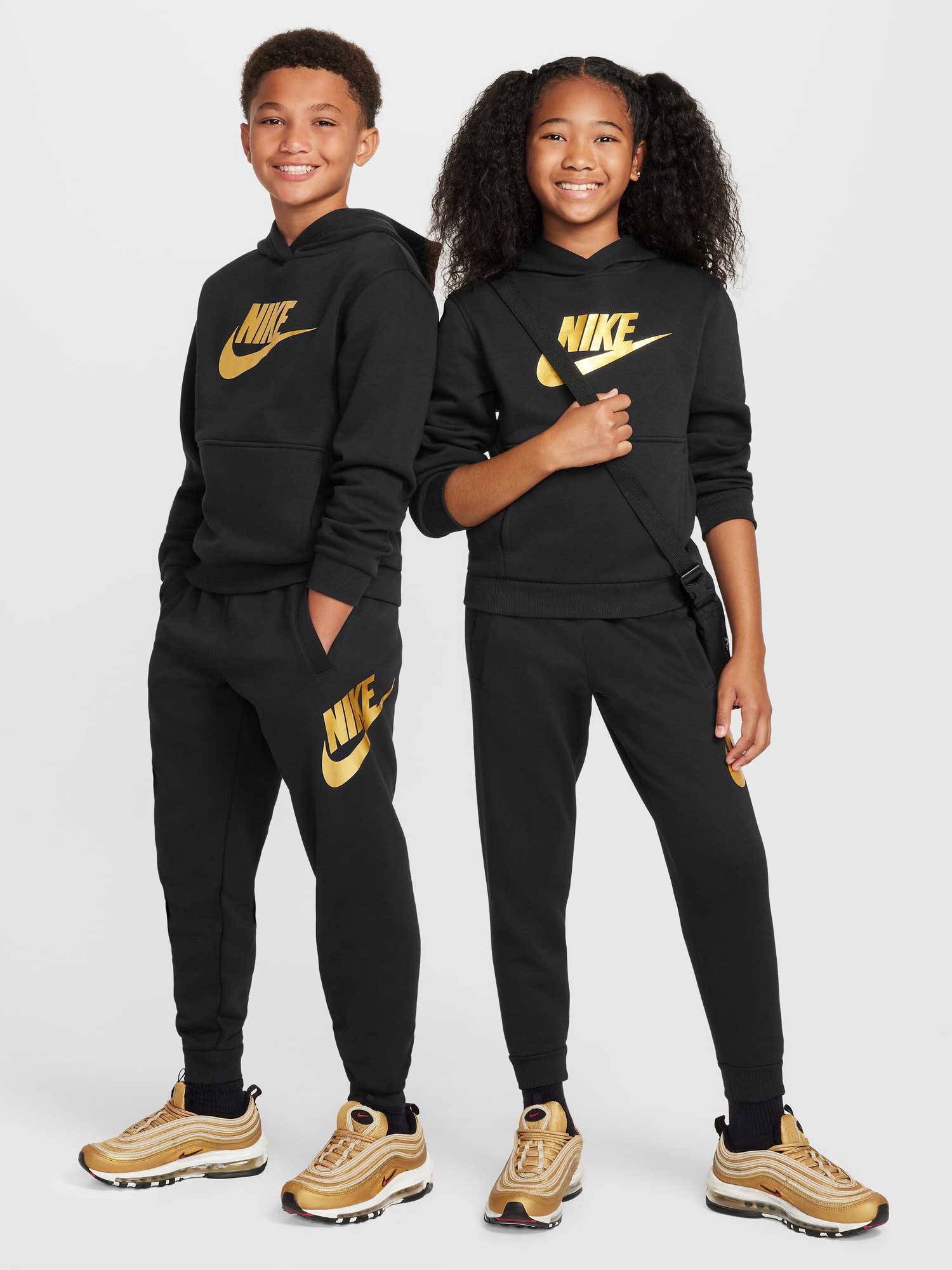 NIKE Спортно долнище K NSW CLUB FLC JGGR GOLD