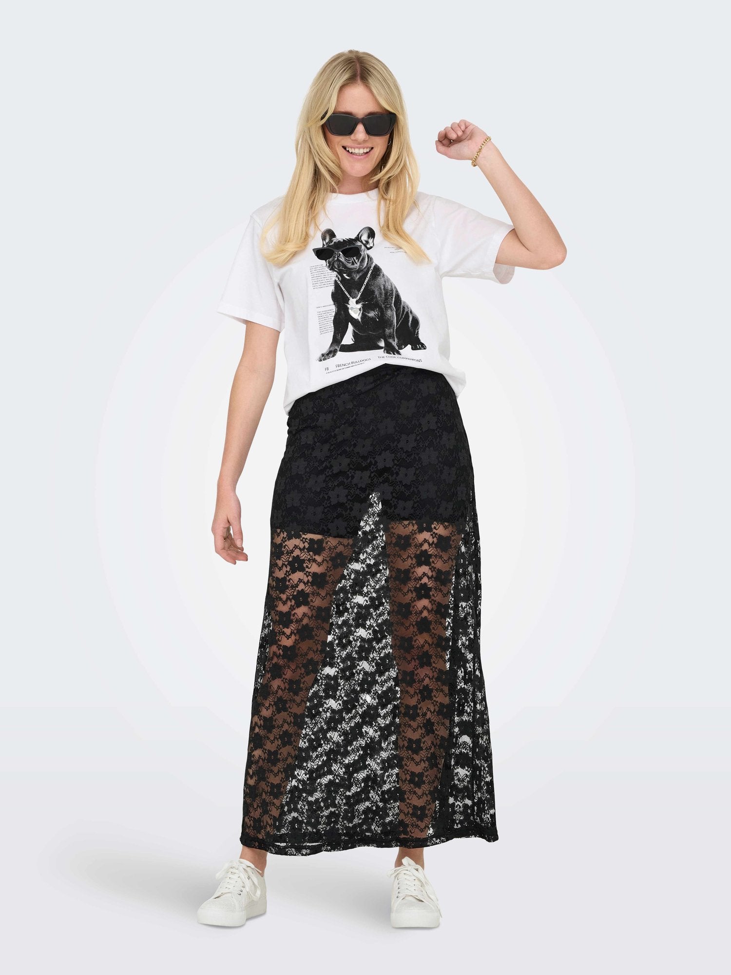 ONLY Тениска ONLDONNA LIFE S/S COOL TOP BOX JRS