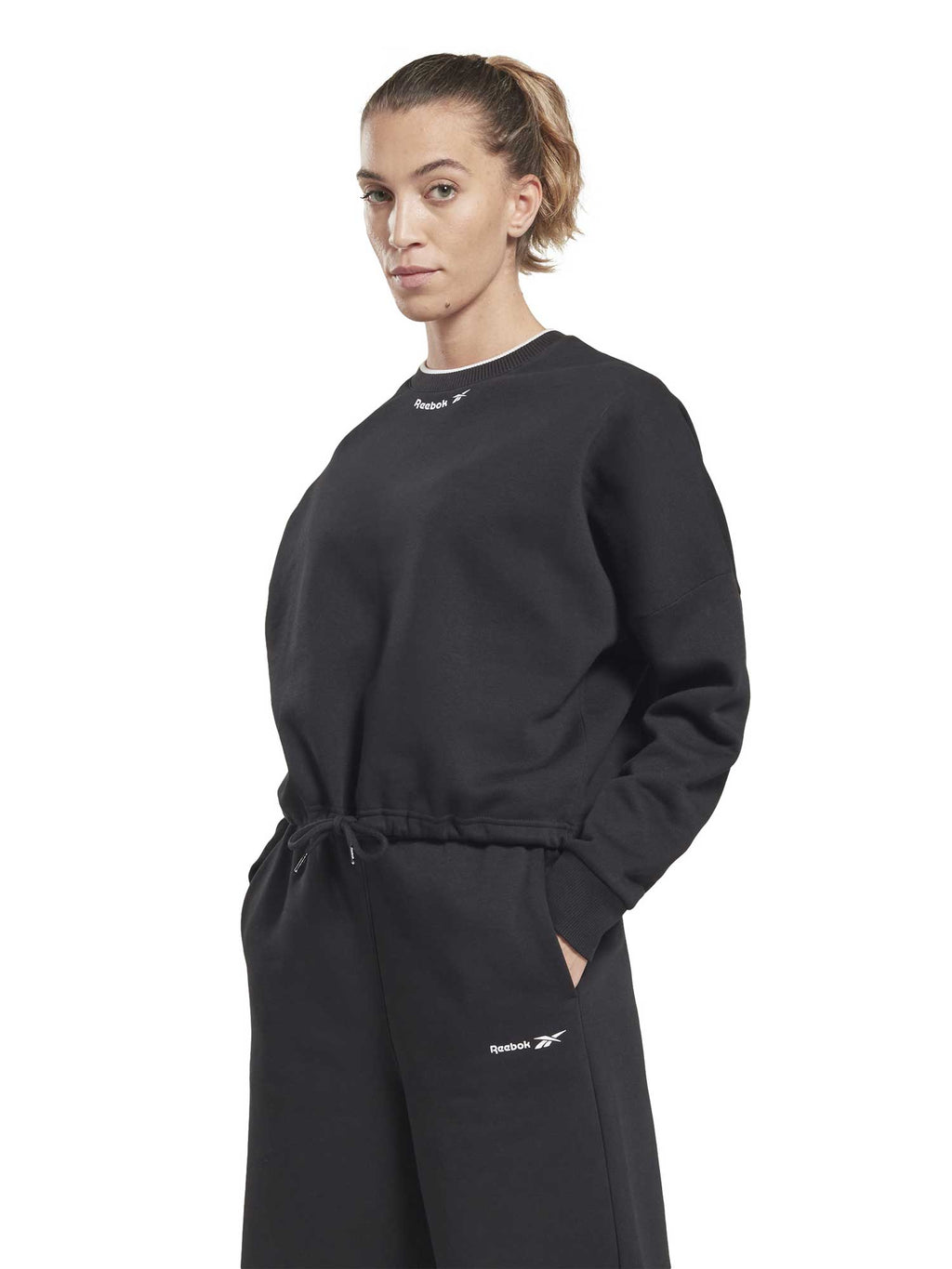 REEBOK Блуза Identity Fleece Crew Sweatshirt
