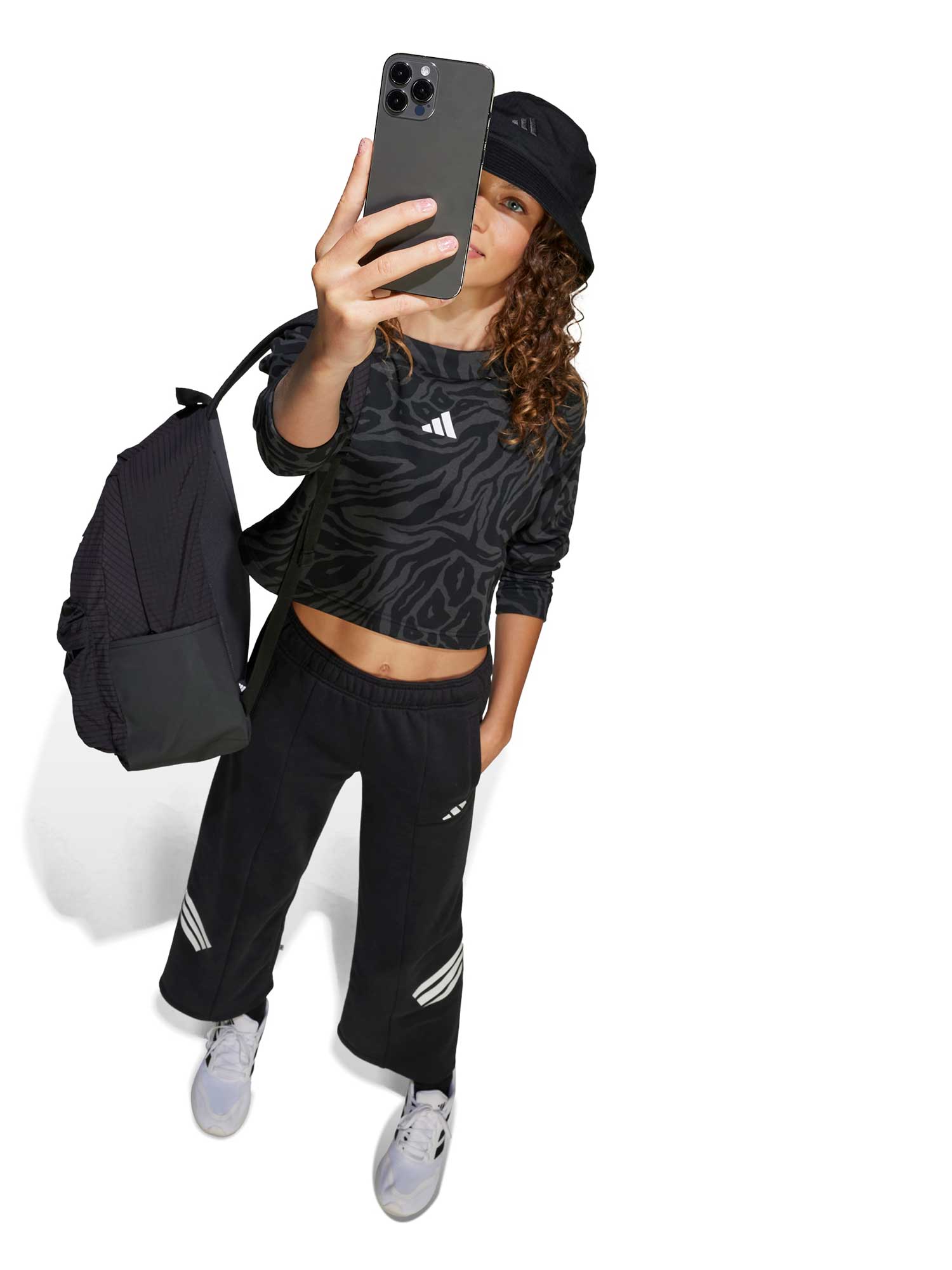 ADIDAS SPORTSWEAR Блуза Future Icons Cropped Sweatshirt Kids